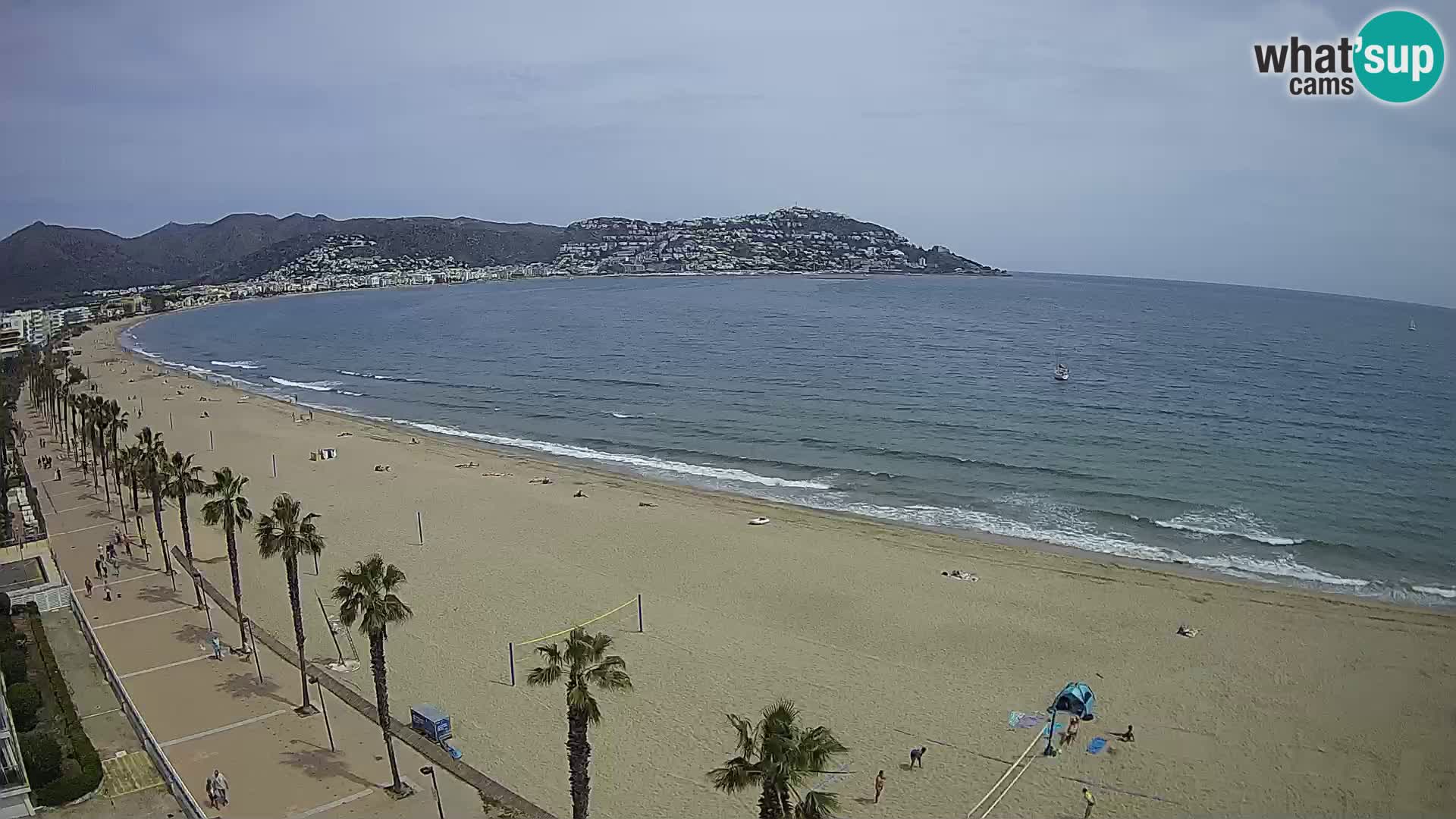 Webcam Costa Brava Roses Strand – Montecarlo Hotel livecam Spanien