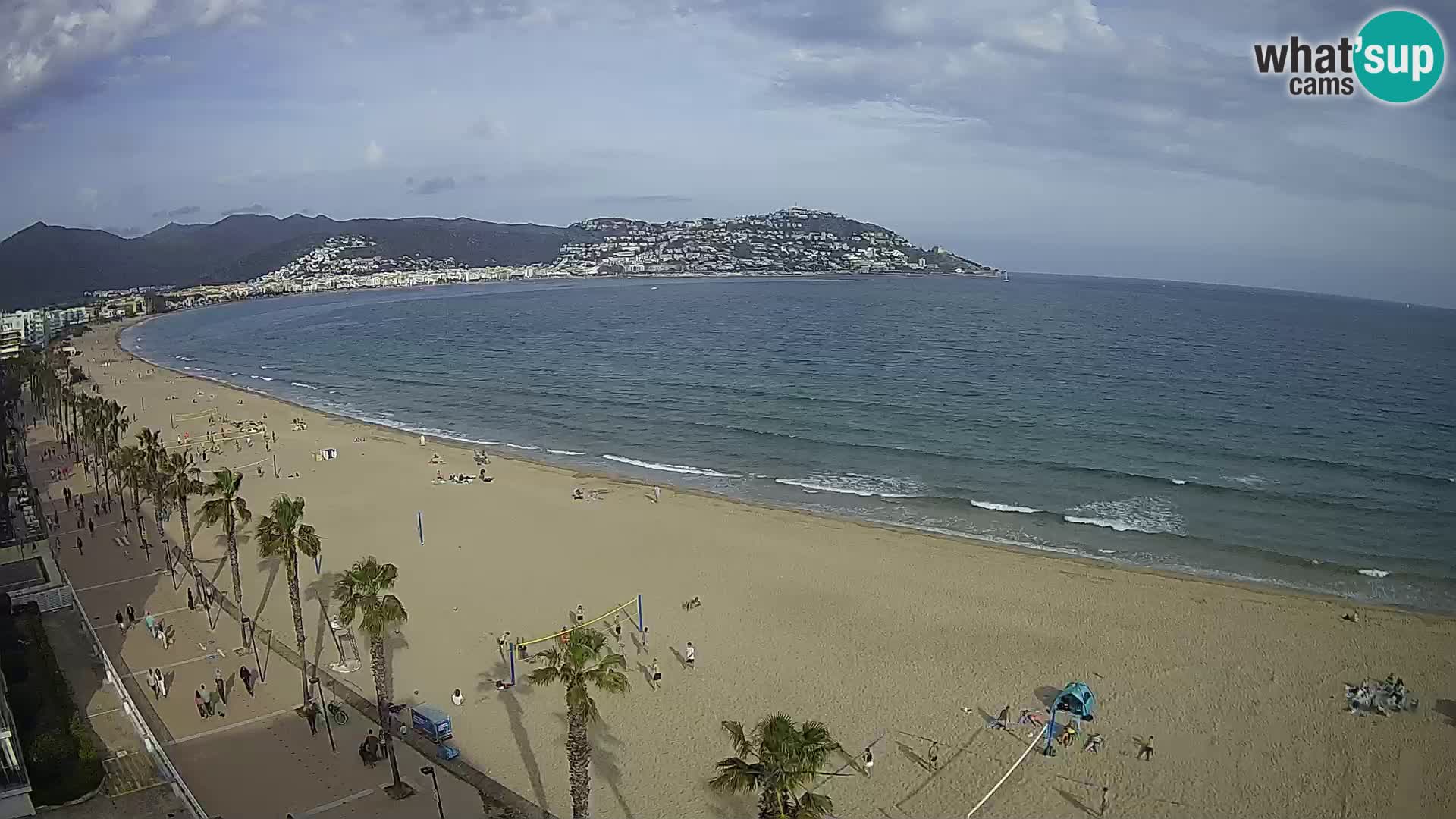 LIVEcam Roses plage Costa Brava – Hotel Montecarlo webcam Espagne