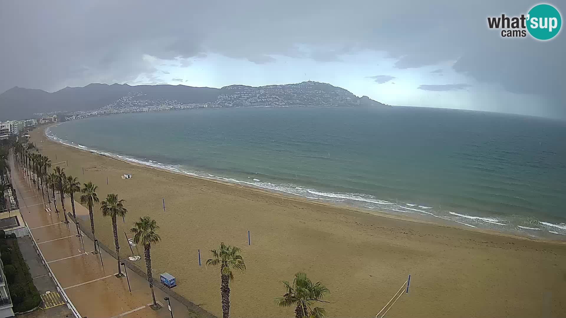 Webcam Costa Brava Roses Strand – Montecarlo Hotel livecam Spanien
