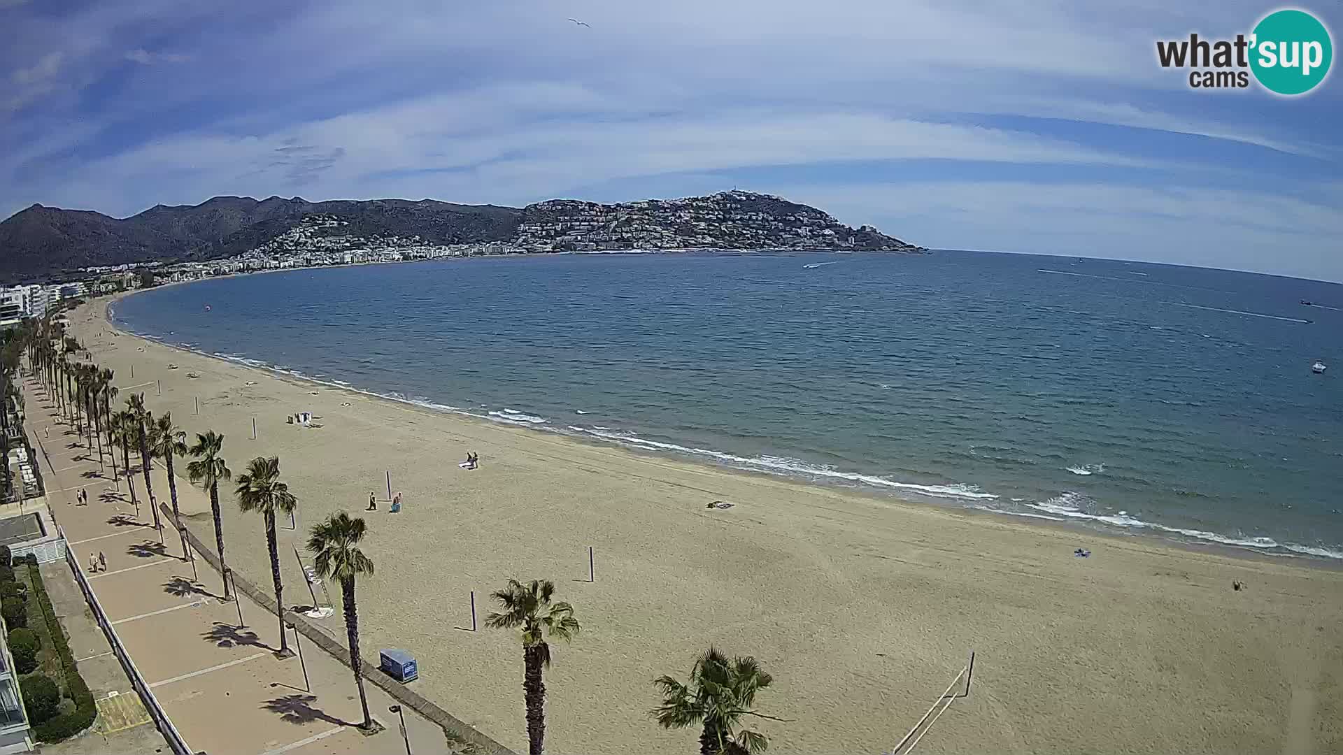 Live cam Roses  – Costa Brava spiaggia – Hotel MonteCarlo