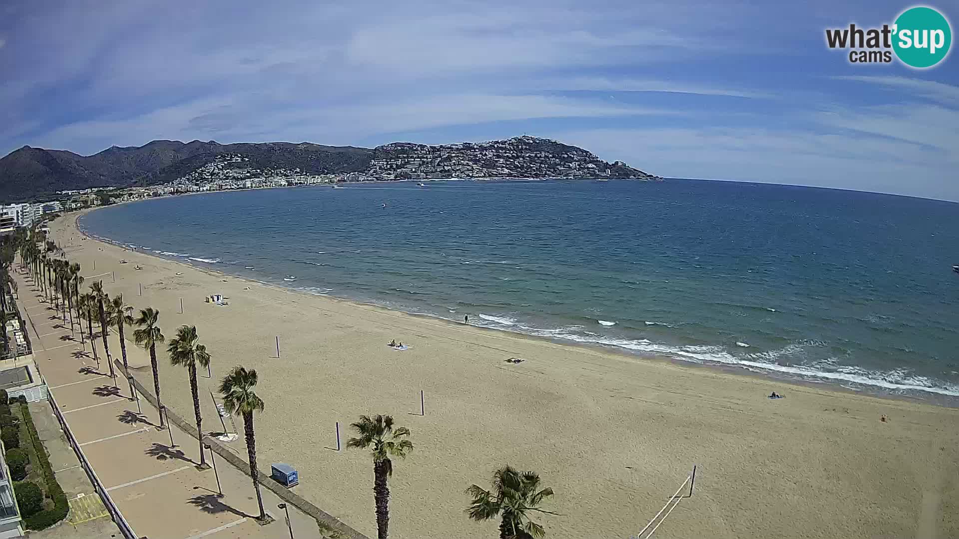 Webcam Costa Brava Roses Strand – Montecarlo Hotel livecam Spanien