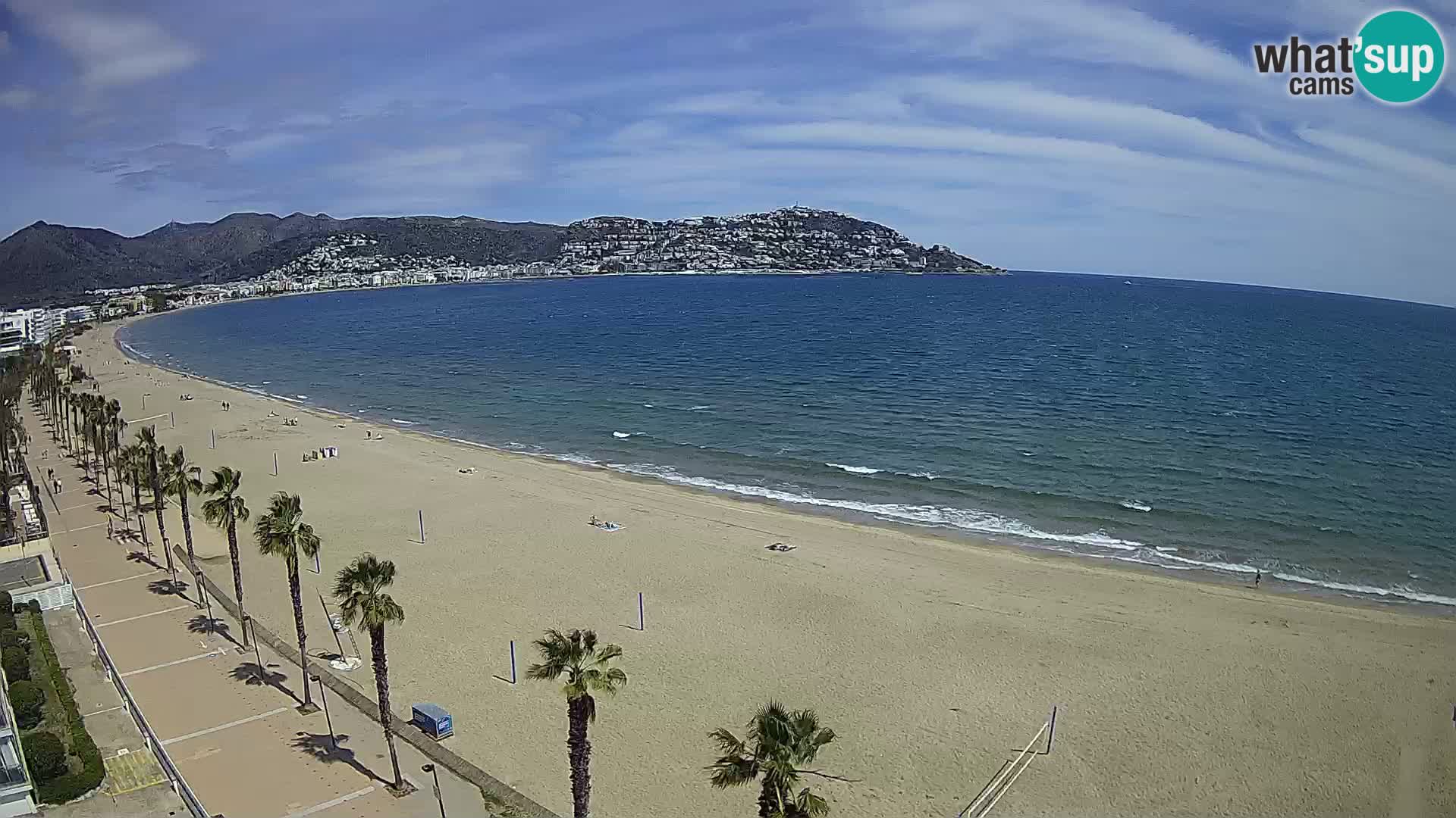 Webcam Costa Brava Roses Strand – Montecarlo Hotel livecam Spanien