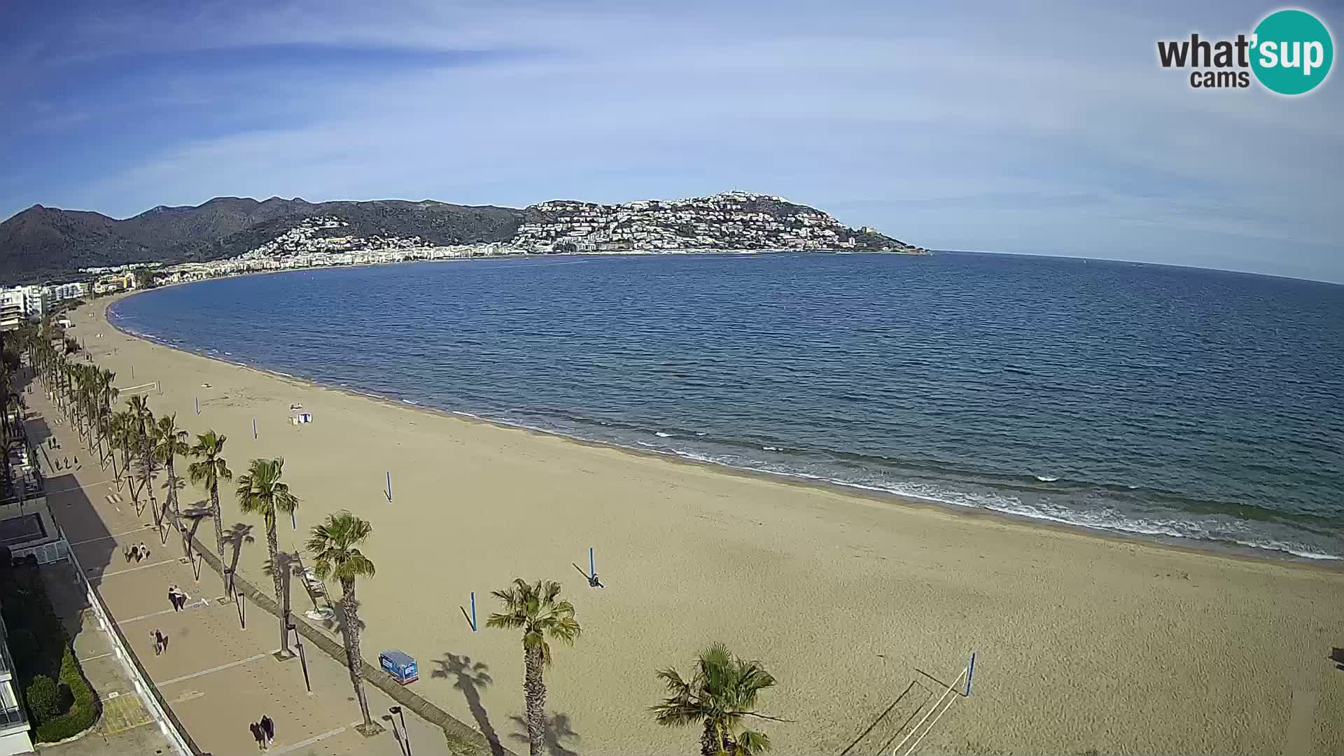 LIVEcam Roses plage Costa Brava – Hotel Montecarlo webcam Espagne