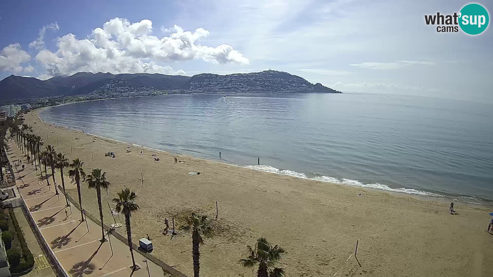Webcam Costa Brava Roses Strand – Montecarlo Hotel livecam Spanien