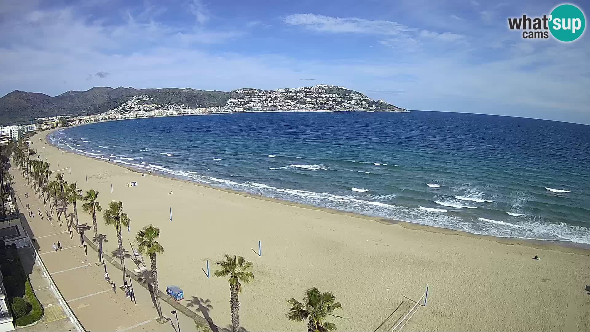 Roses camera en vivo playa Costa Brava- Hotel MonteCarlo