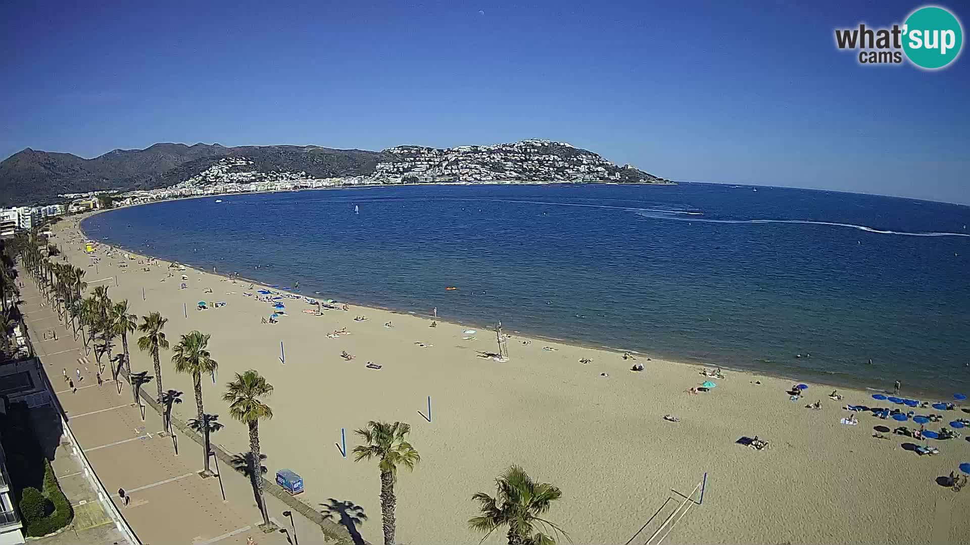 Roses camera en vivo playa Costa Brava- Hotel MonteCarlo