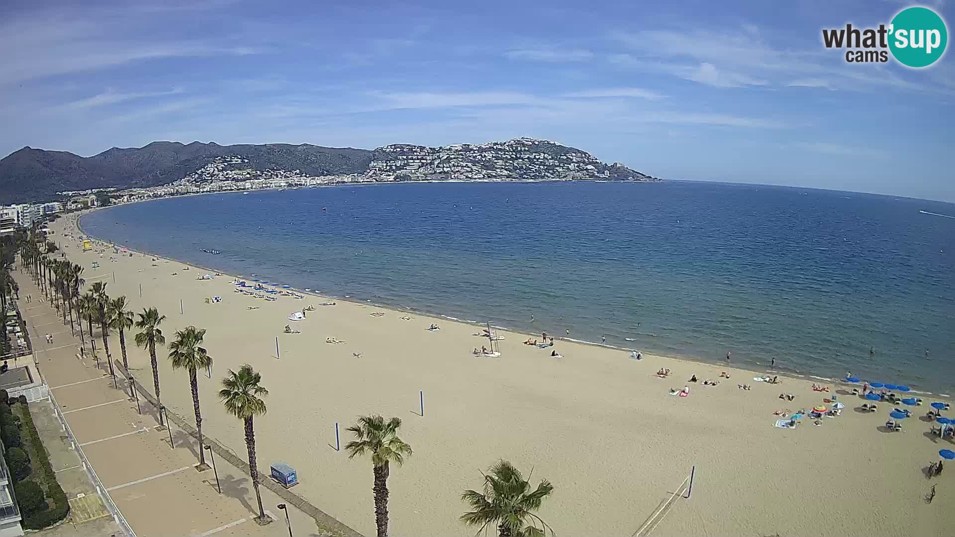 Roses camera en vivo playa Costa Brava- Hotel MonteCarlo