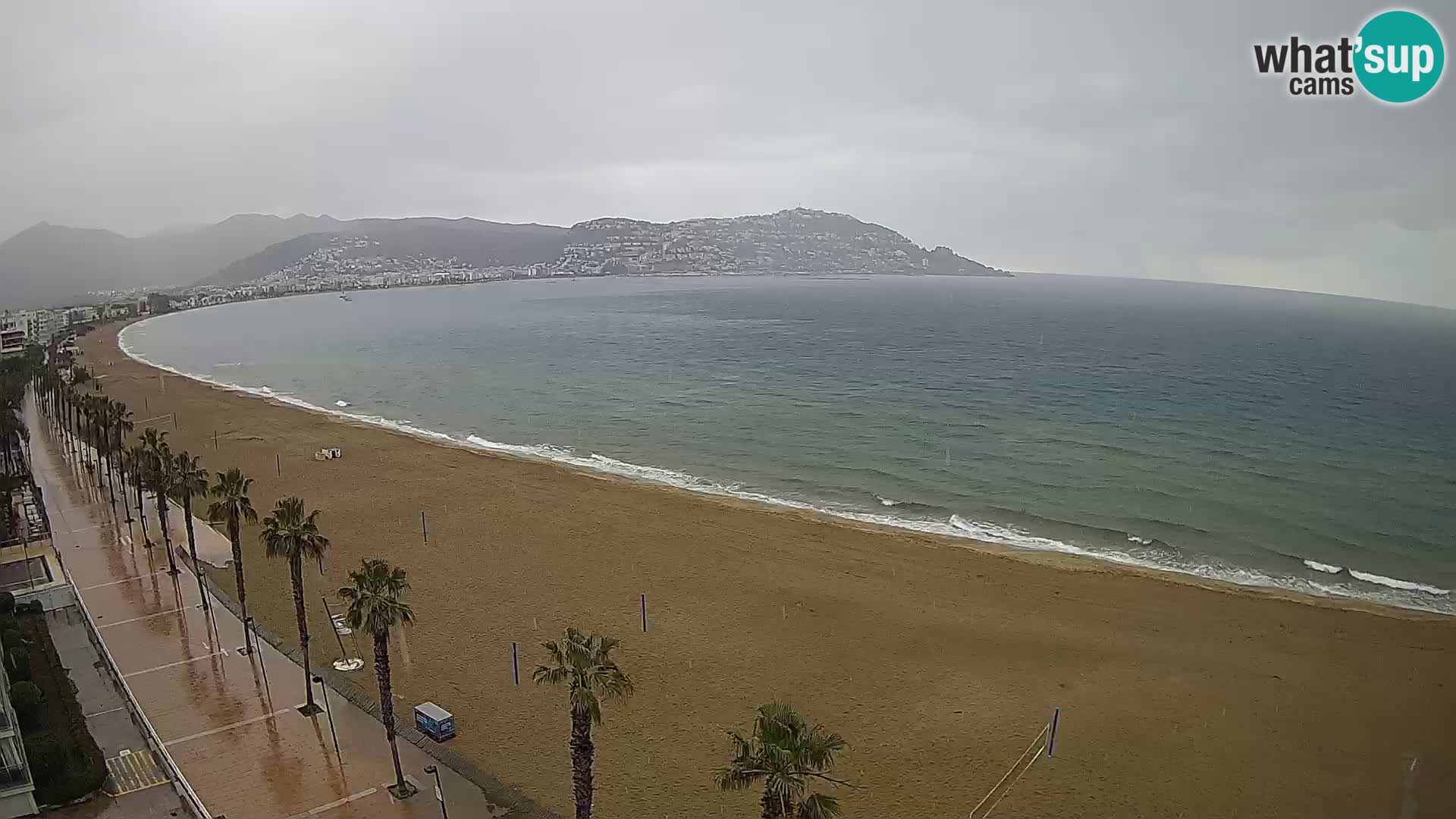 Webcam Costa Brava Roses Strand – Montecarlo Hotel livecam Spanien
