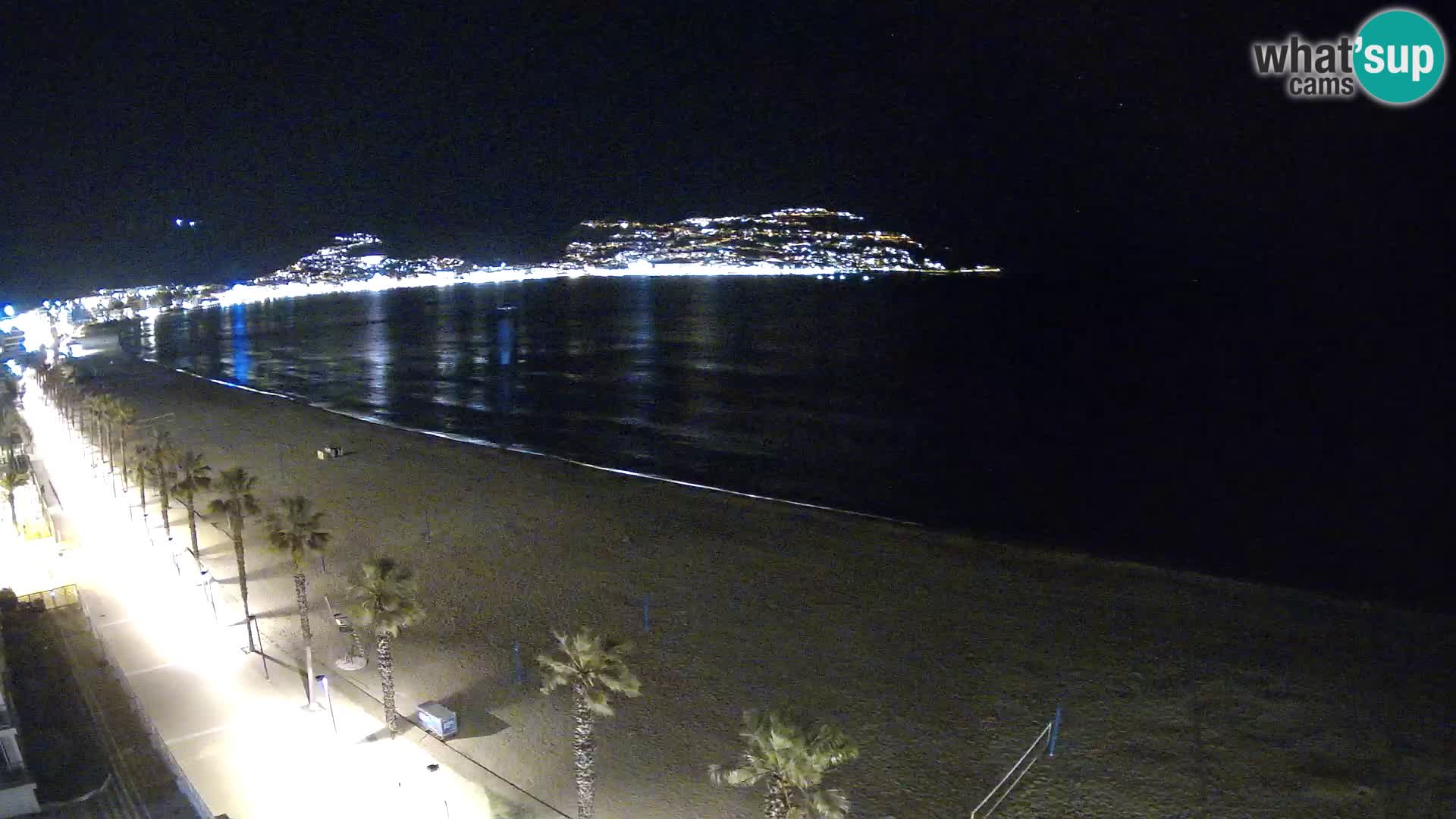 Webcam Costa Brava Roses Strand – Montecarlo Hotel livecam Spanien