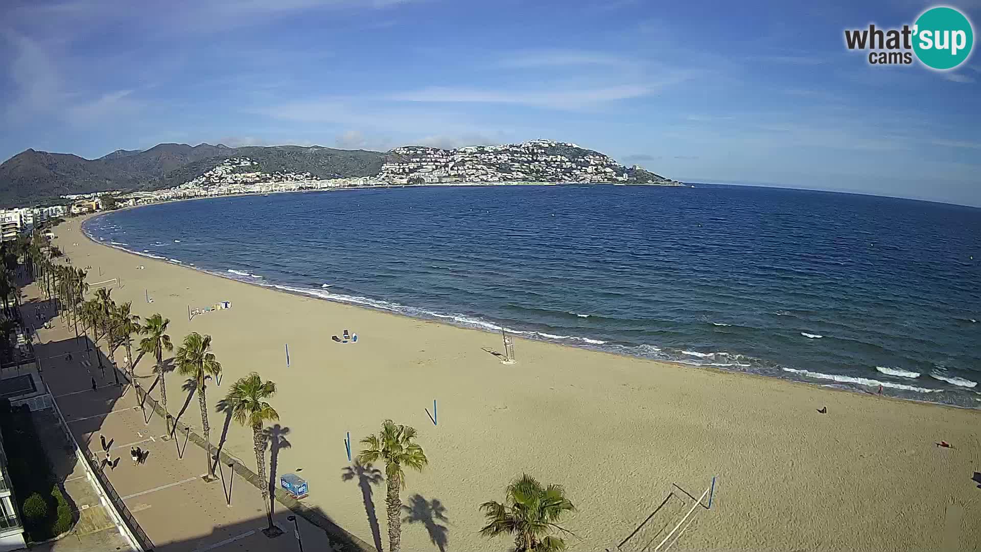 Webcam Costa Brava Roses Strand – Montecarlo Hotel livecam Spanien