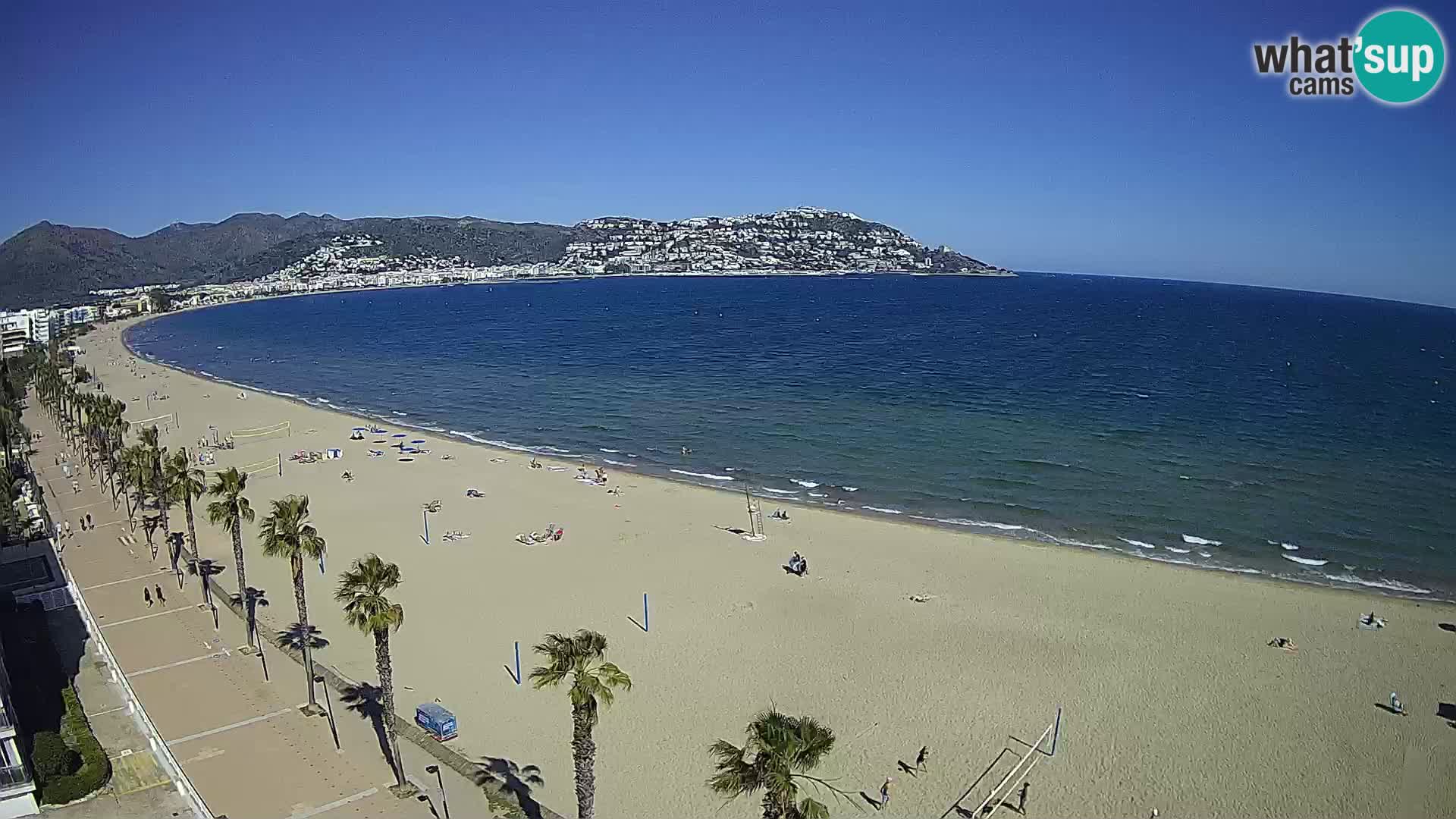 Live cam Roses – Costa Brava spiaggia – Hotel MonteCarlo
