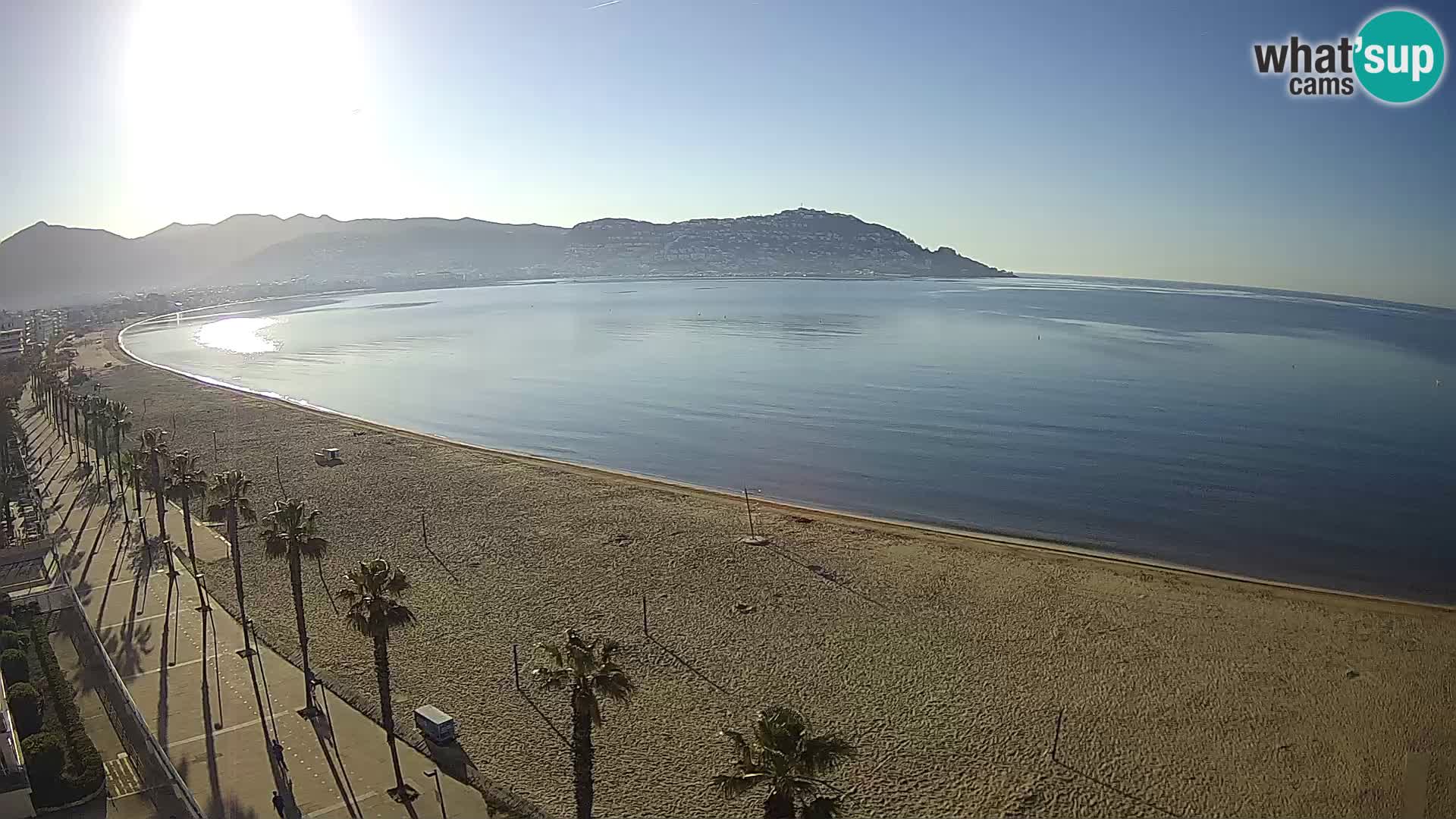 Webcam Costa Brava Roses Strand – Montecarlo Hotel livecam Spanien