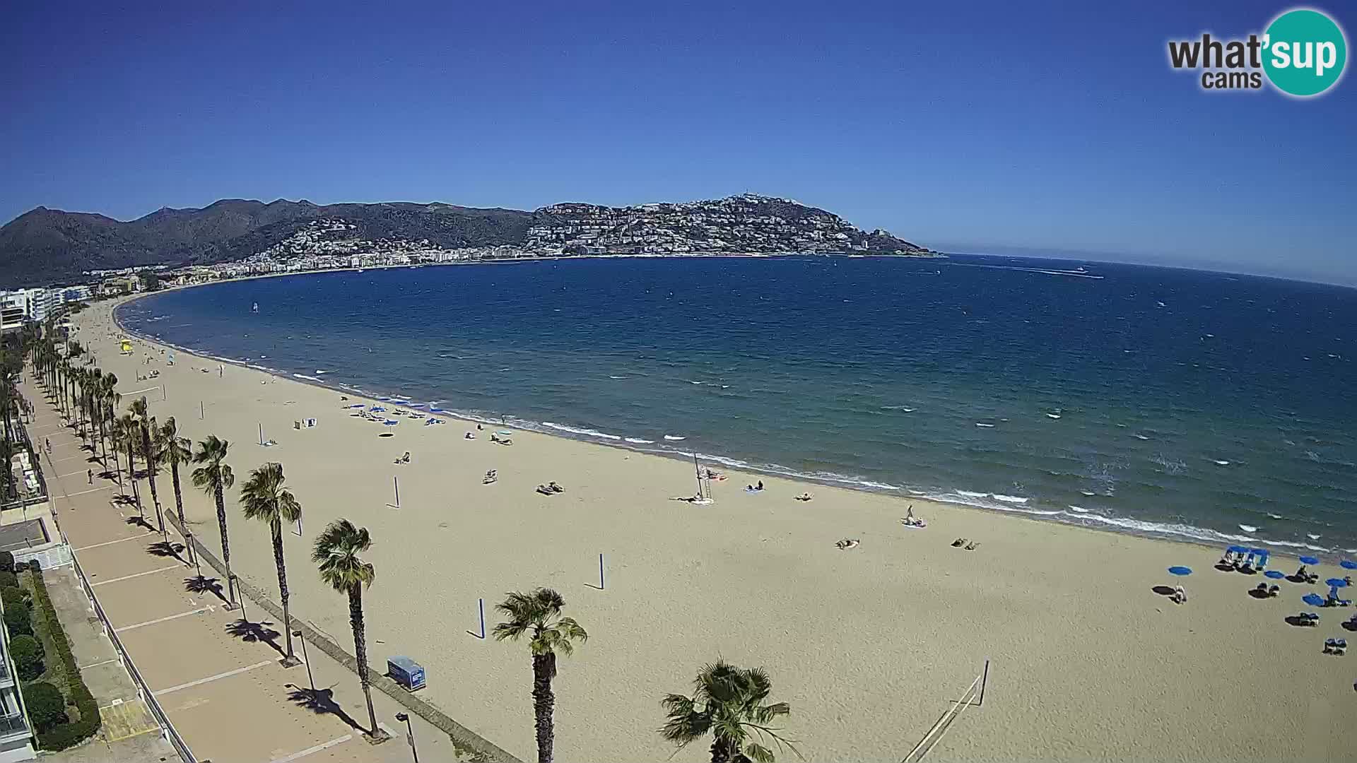 Webcam Costa Brava Roses Strand – Montecarlo Hotel livecam Spanien