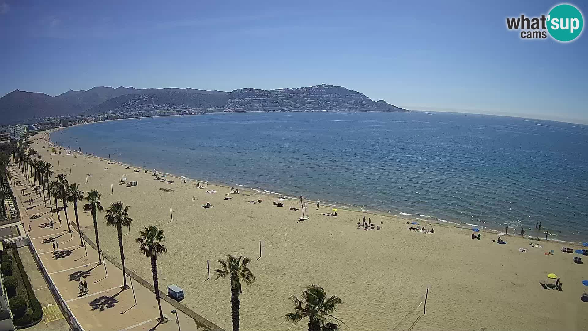 Roses camera en vivo playa Costa Brava- Hotel MonteCarlo