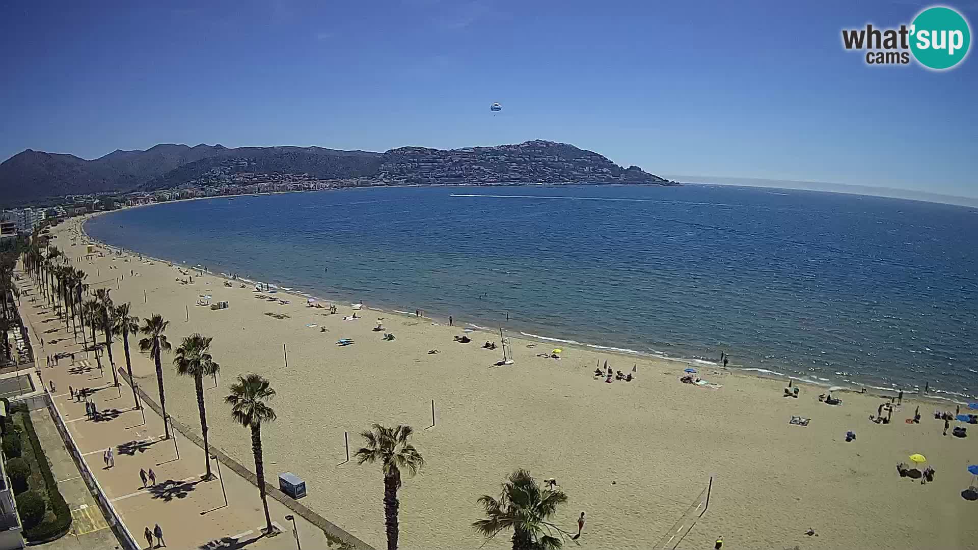 Roses camera en vivo playa Costa Brava- Hotel MonteCarlo