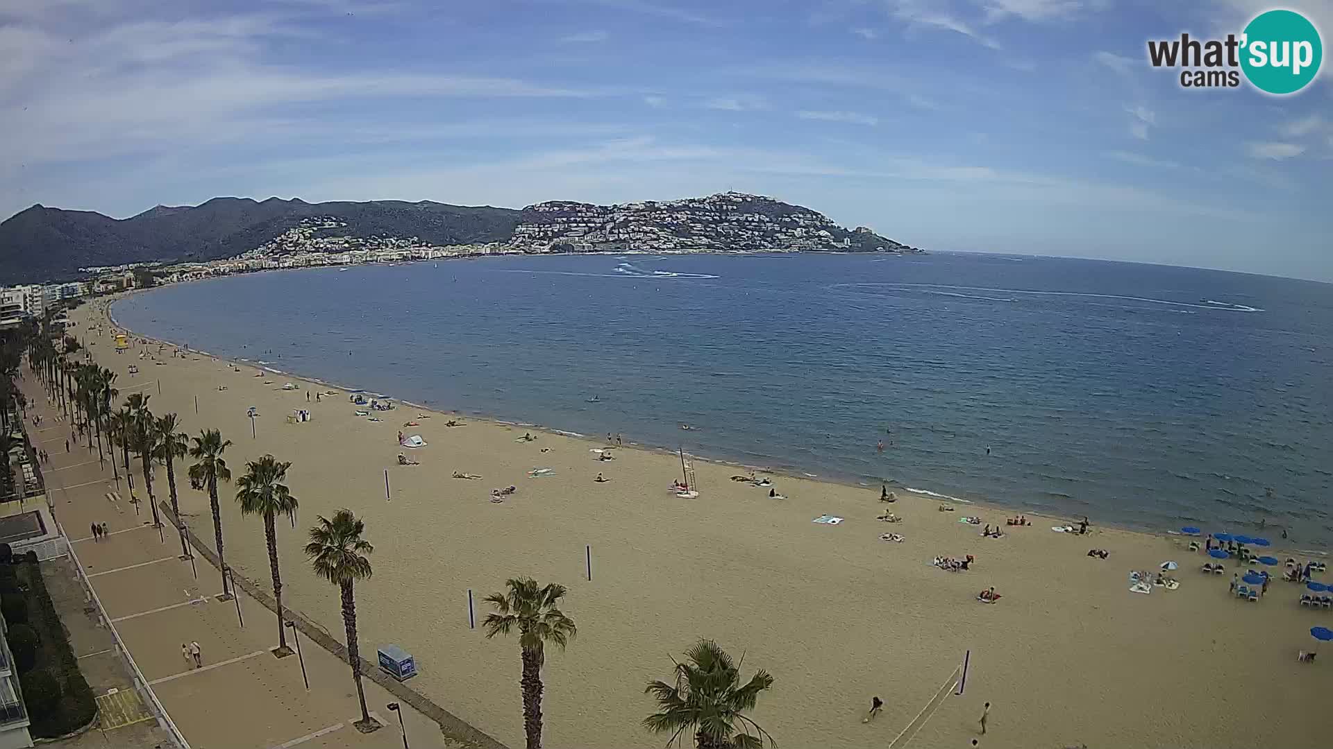 Roses camera en vivo playa Costa Brava- Hotel MonteCarlo