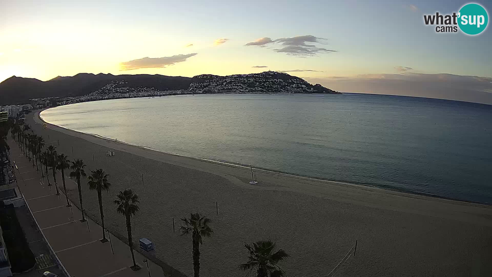 Webcam Costa Brava Roses Strand – Montecarlo Hotel livecam Spanien
