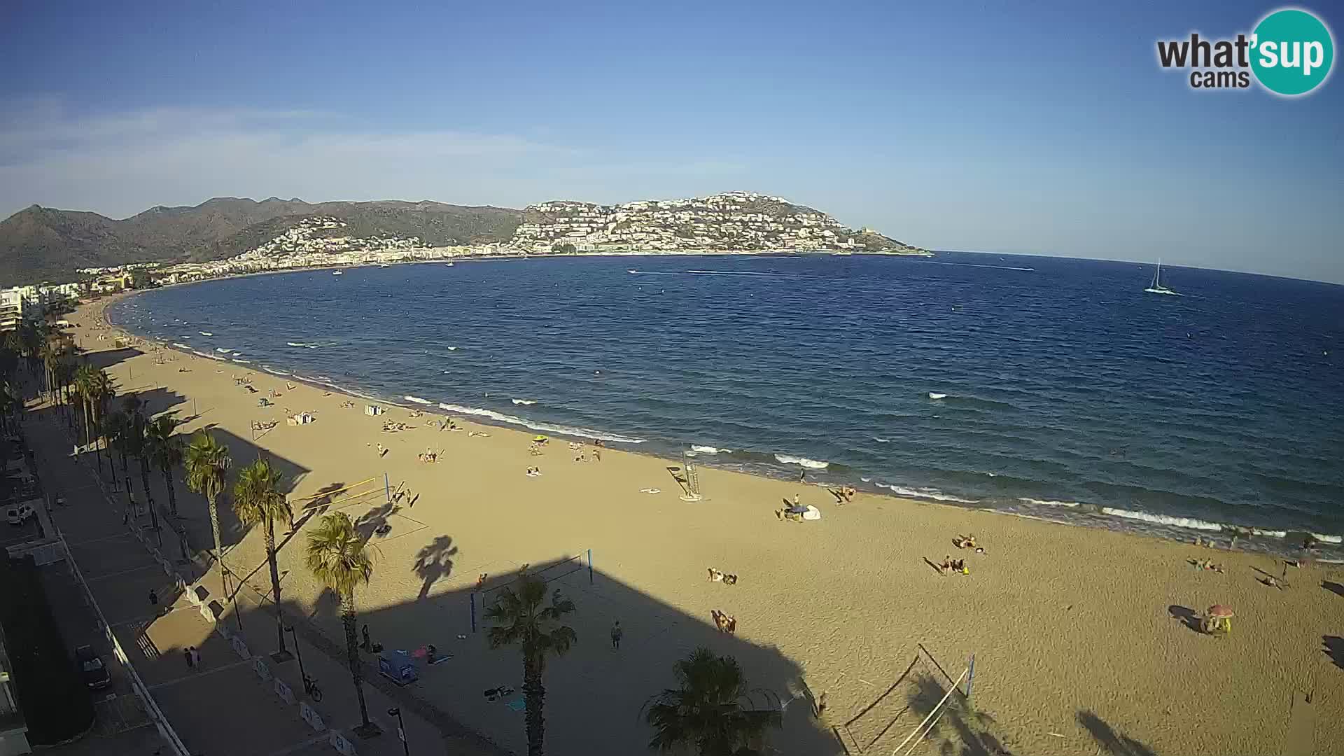 LIVEcam Roses plage Costa Brava – Hotel Montecarlo webcam Espagne