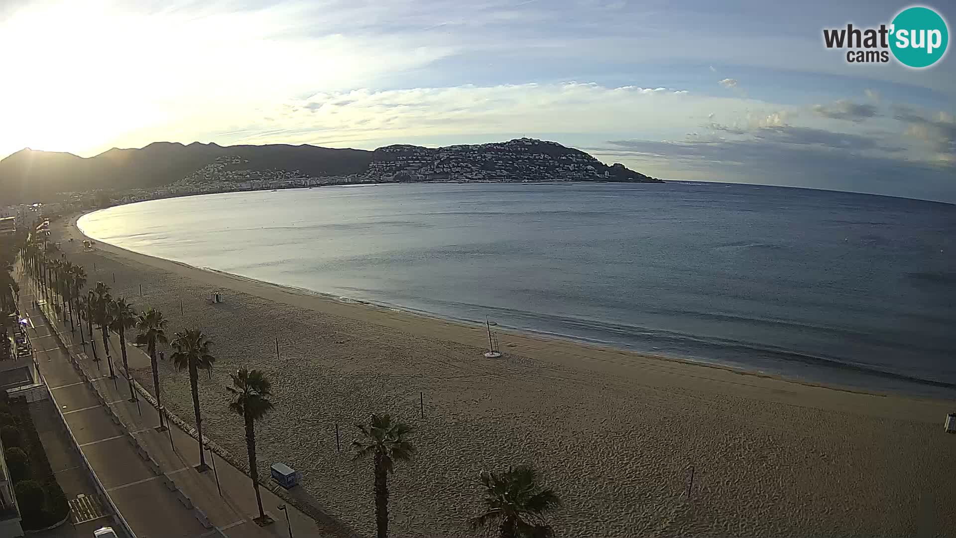 Live cam Roses  – Costa Brava spiaggia – Hotel MonteCarlo