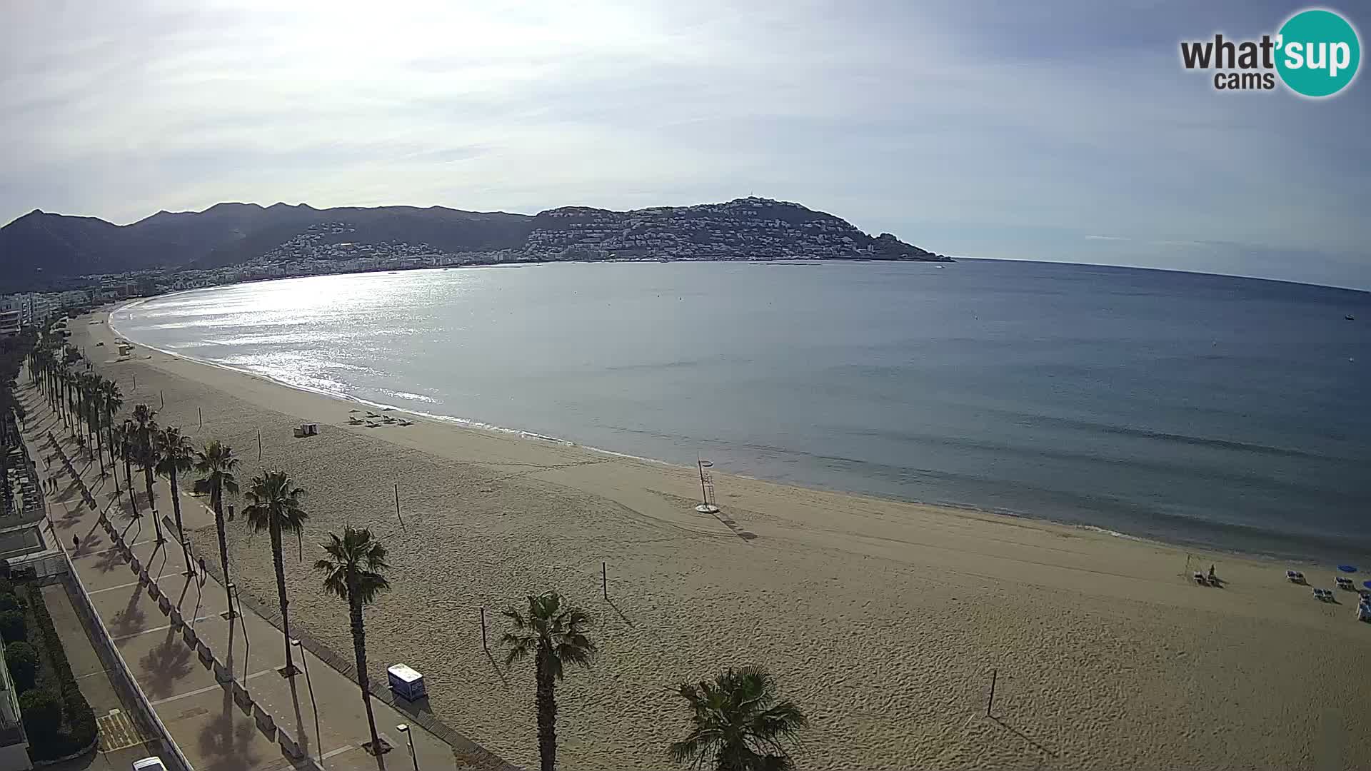 LIVEcam Roses plage Costa Brava – Hotel Montecarlo webcam Espagne