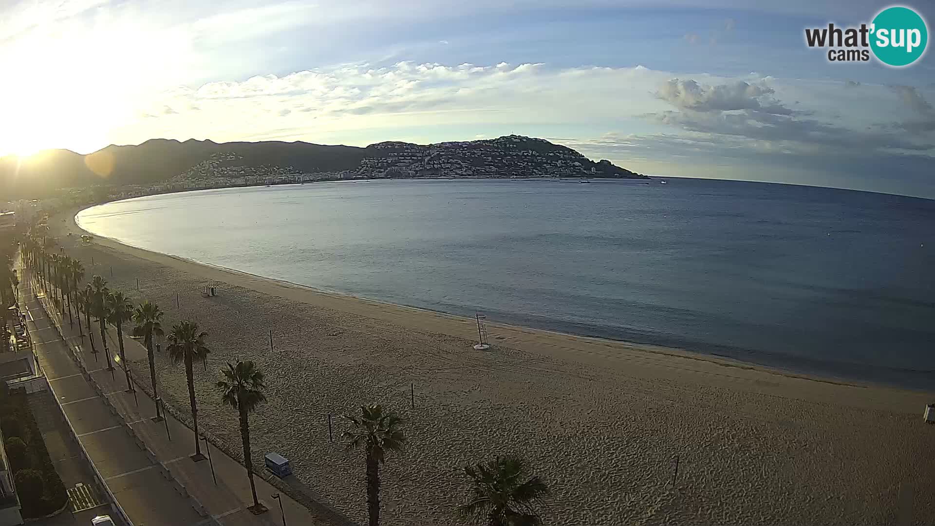 Live cam Roses – Costa Brava spiaggia – Hotel MonteCarlo