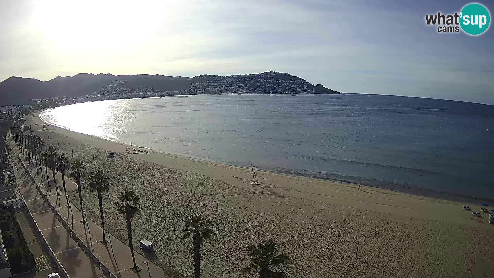 Roses camera en vivo playa Costa Brava- Hotel MonteCarlo