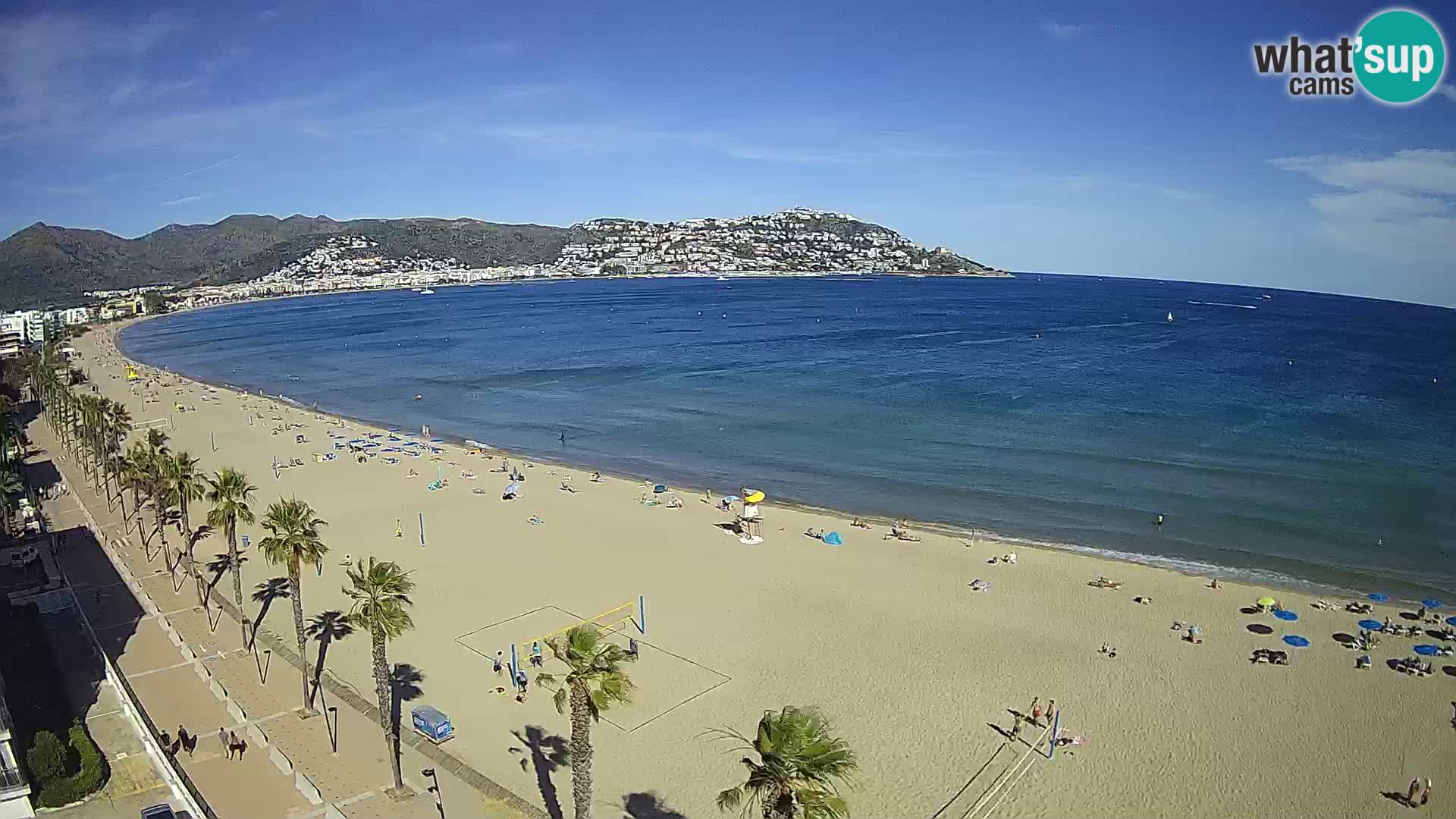 Live cam Roses  – Costa Brava spiaggia – Hotel MonteCarlo