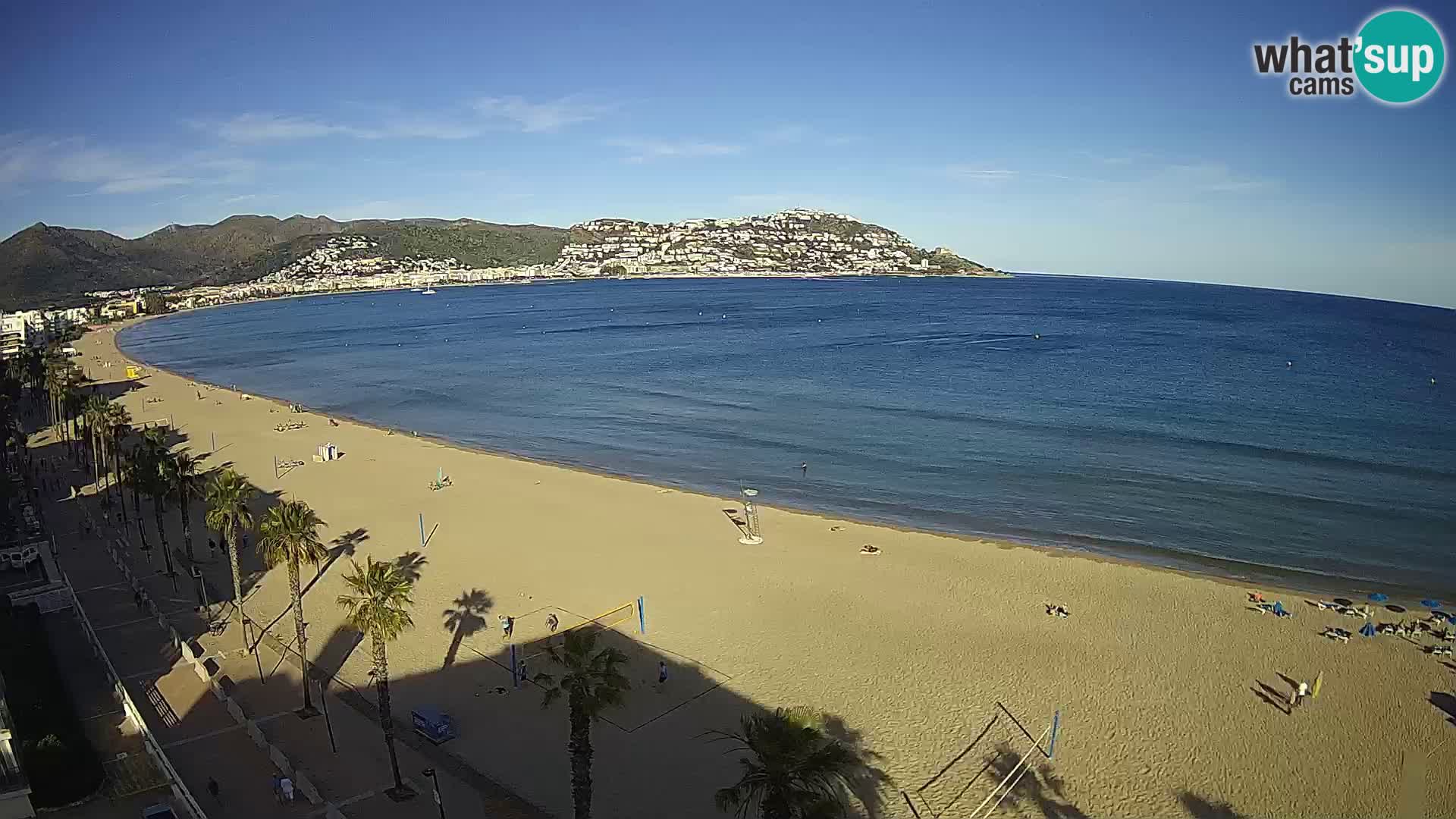 Roses camera en vivo playa Costa Brava- Hotel MonteCarlo