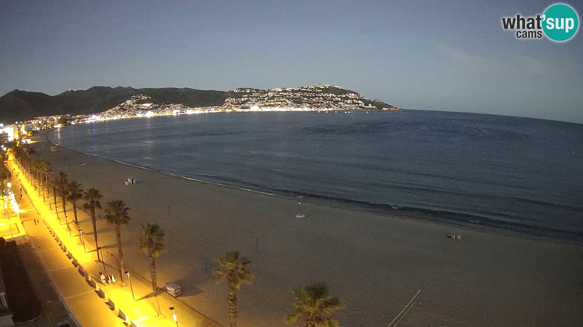LIVEcam Roses plage Costa Brava – Hotel Montecarlo webcam Espagne