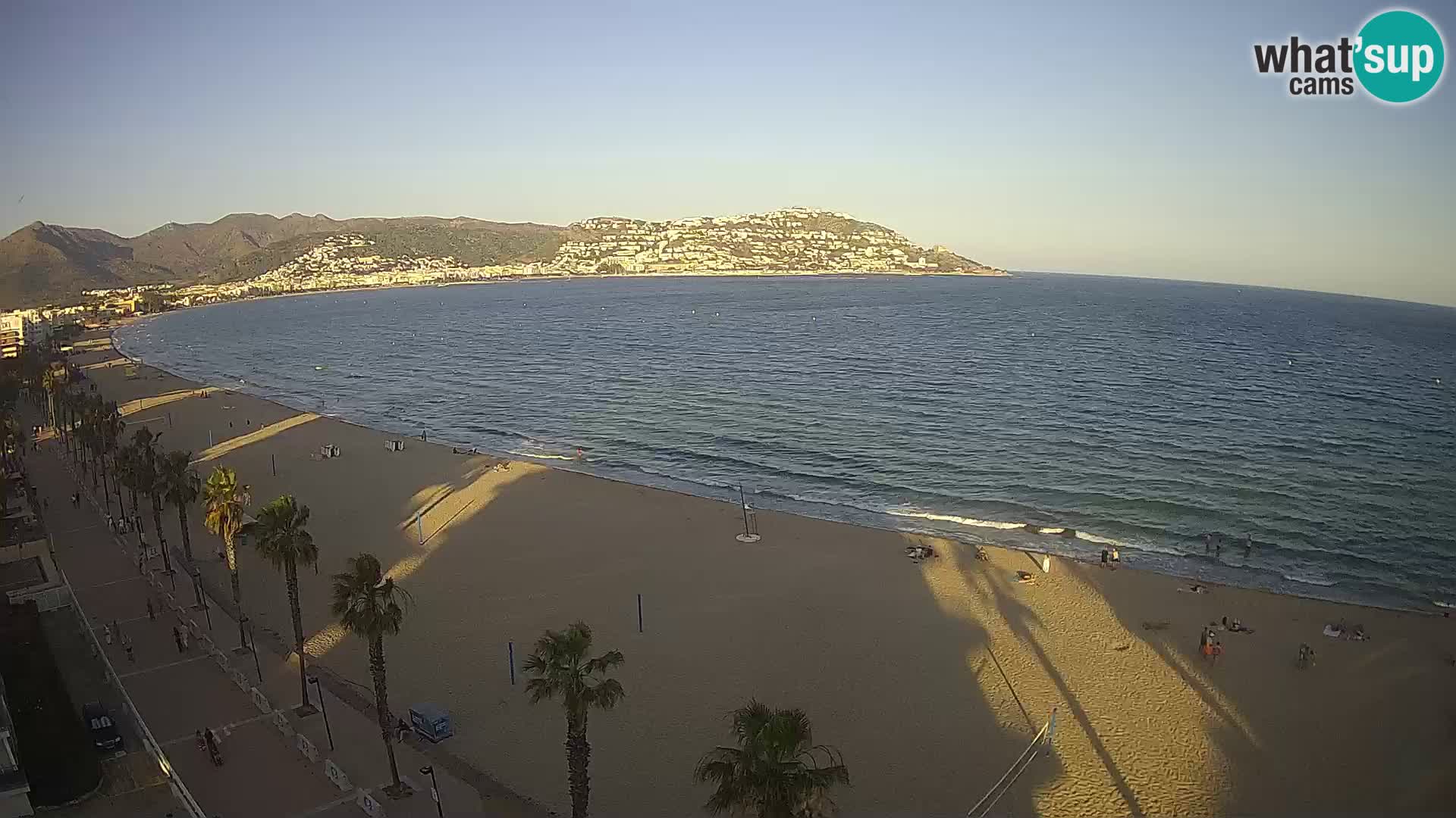 LIVEcam Roses plage Costa Brava – Hotel Montecarlo webcam Espagne