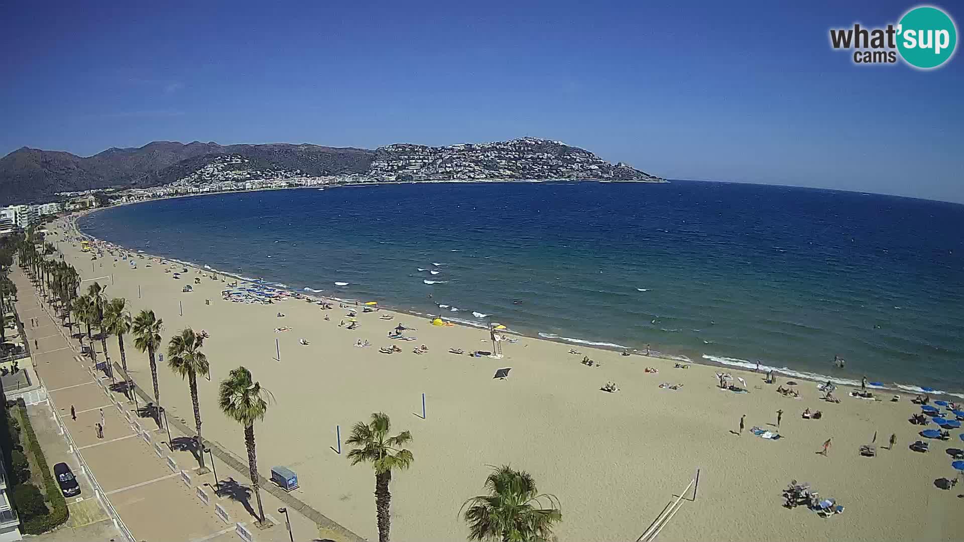 Webcam Costa Brava Roses Strand – Montecarlo Hotel livecam Spanien