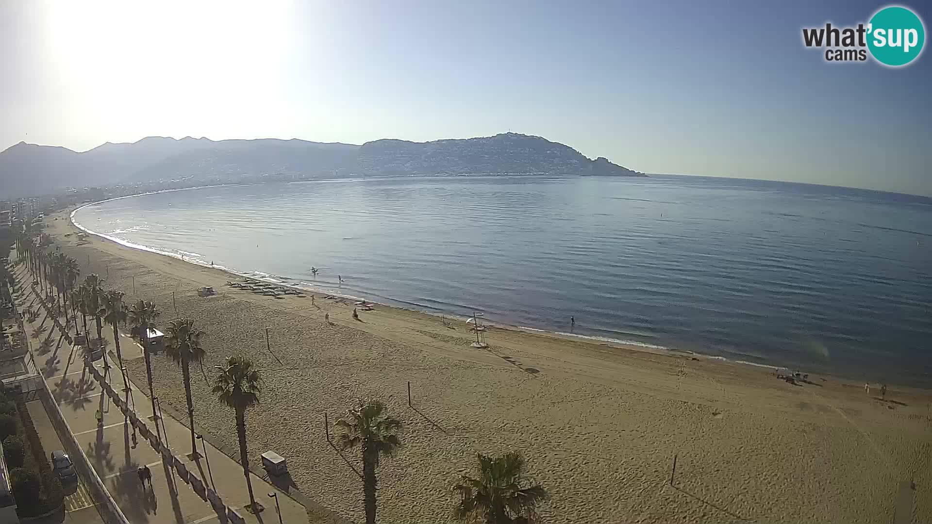 Live cam Roses  – Costa Brava spiaggia – Hotel MonteCarlo