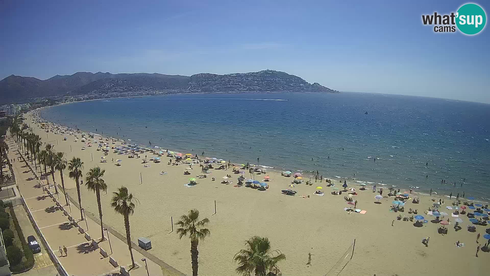Live cam Roses  – Costa Brava spiaggia – Hotel MonteCarlo