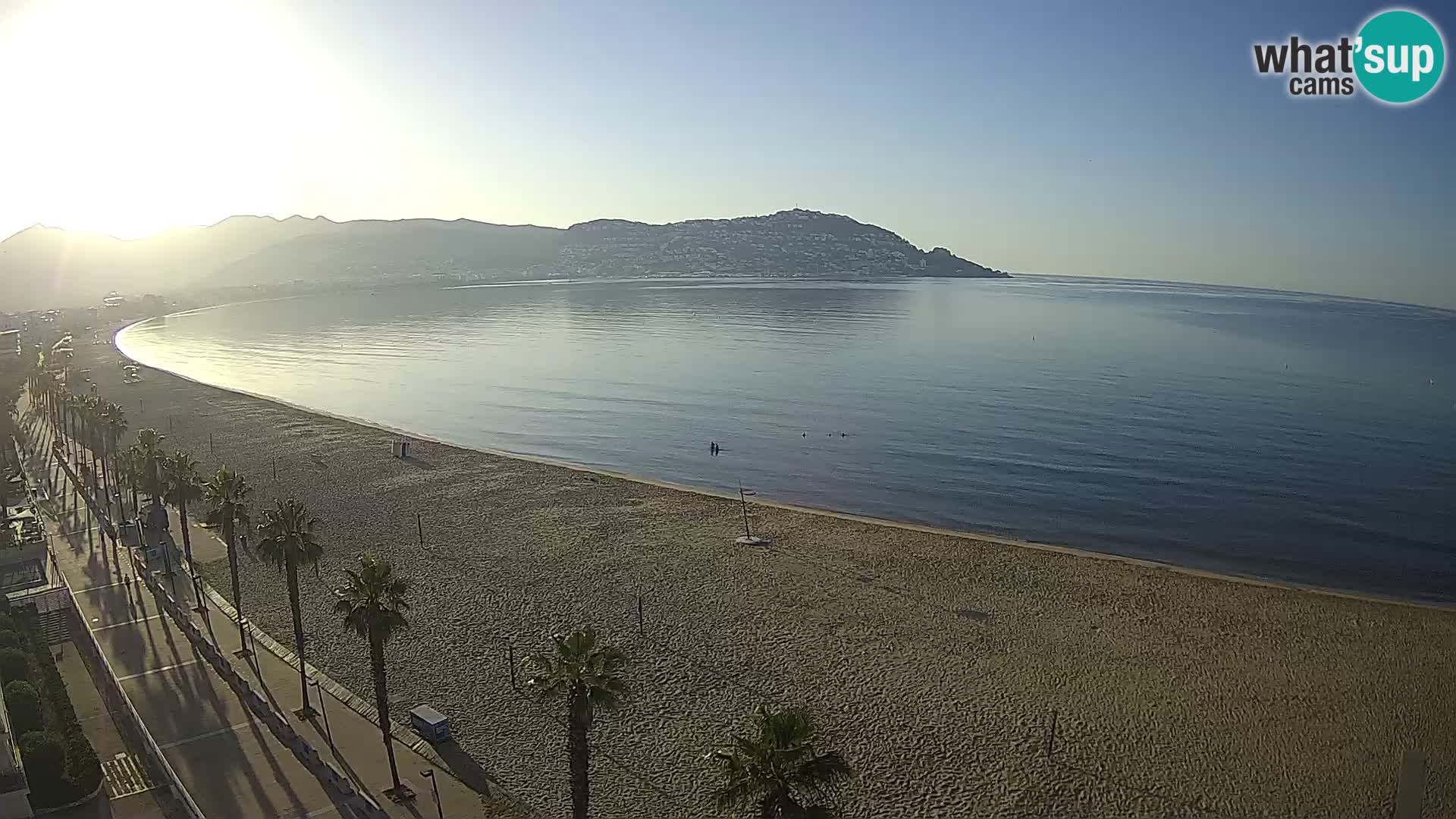 LIVEcam Roses plage Costa Brava – Hotel Montecarlo webcam Espagne