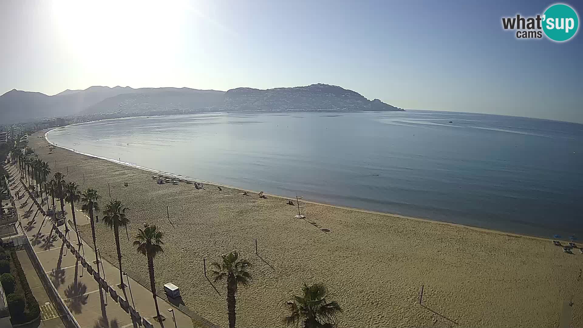 LIVEcam Roses plage Costa Brava – Hotel Montecarlo webcam Espagne