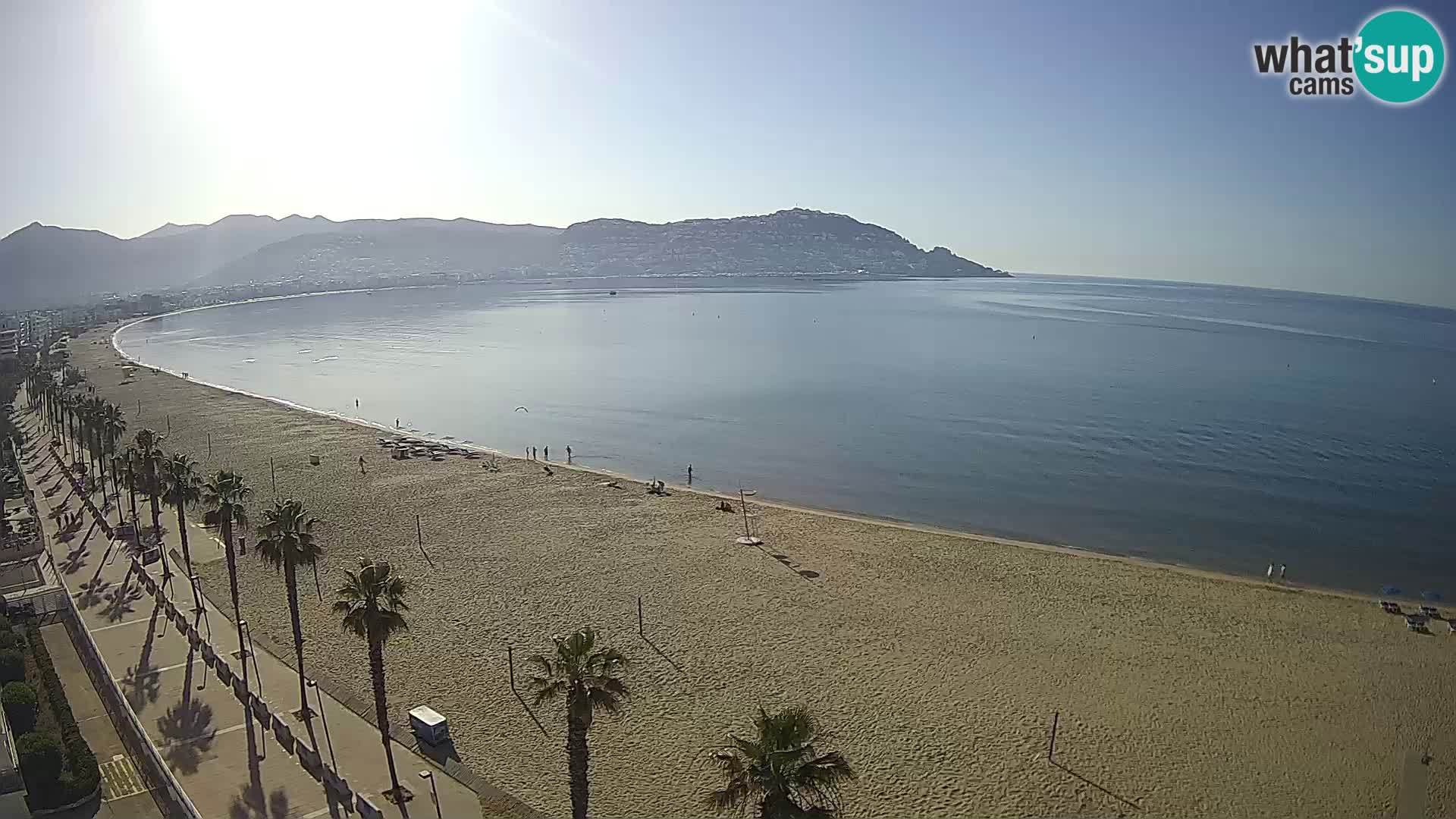 LIVEcam Roses plage Costa Brava – Hotel Montecarlo webcam Espagne