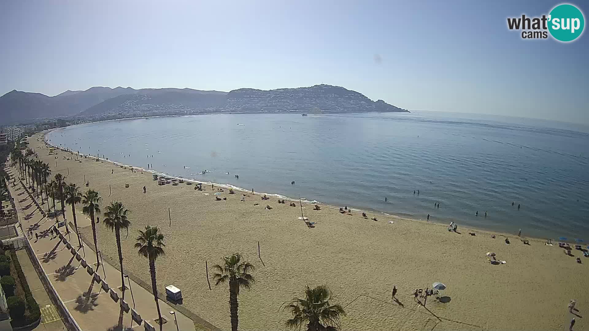 LIVEcam Roses plage Costa Brava – Hotel Montecarlo webcam Espagne
