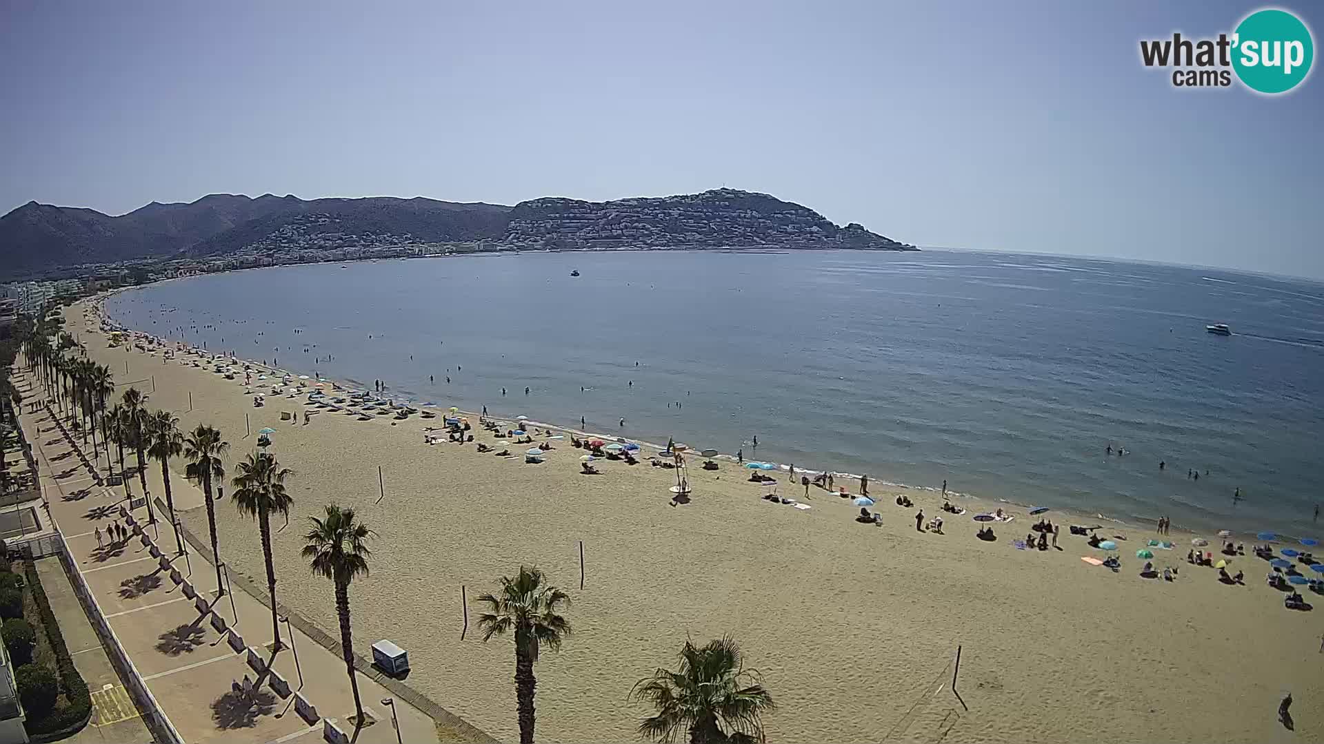 Webcam Costa Brava Roses Strand – Montecarlo Hotel livecam Spanien