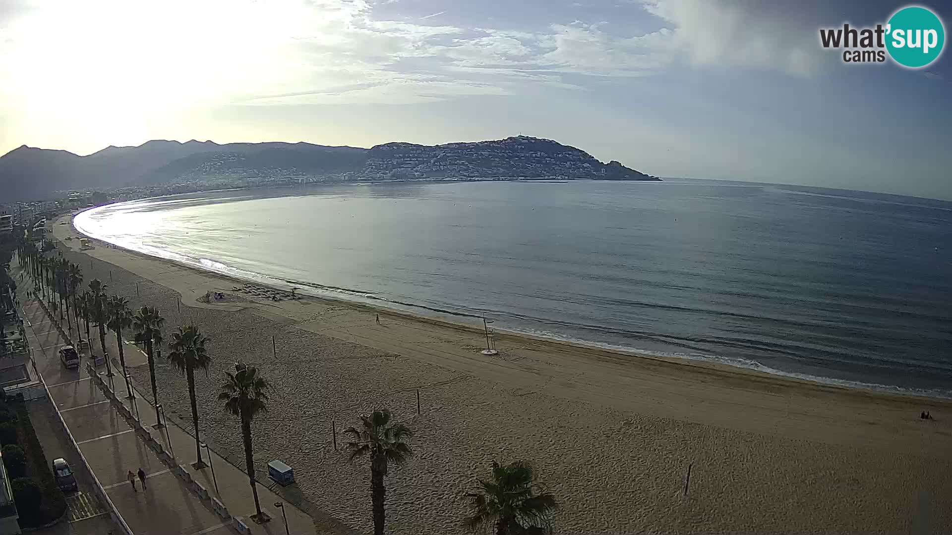 Webcam Costa Brava Roses Strand – Montecarlo Hotel livecam Spanien