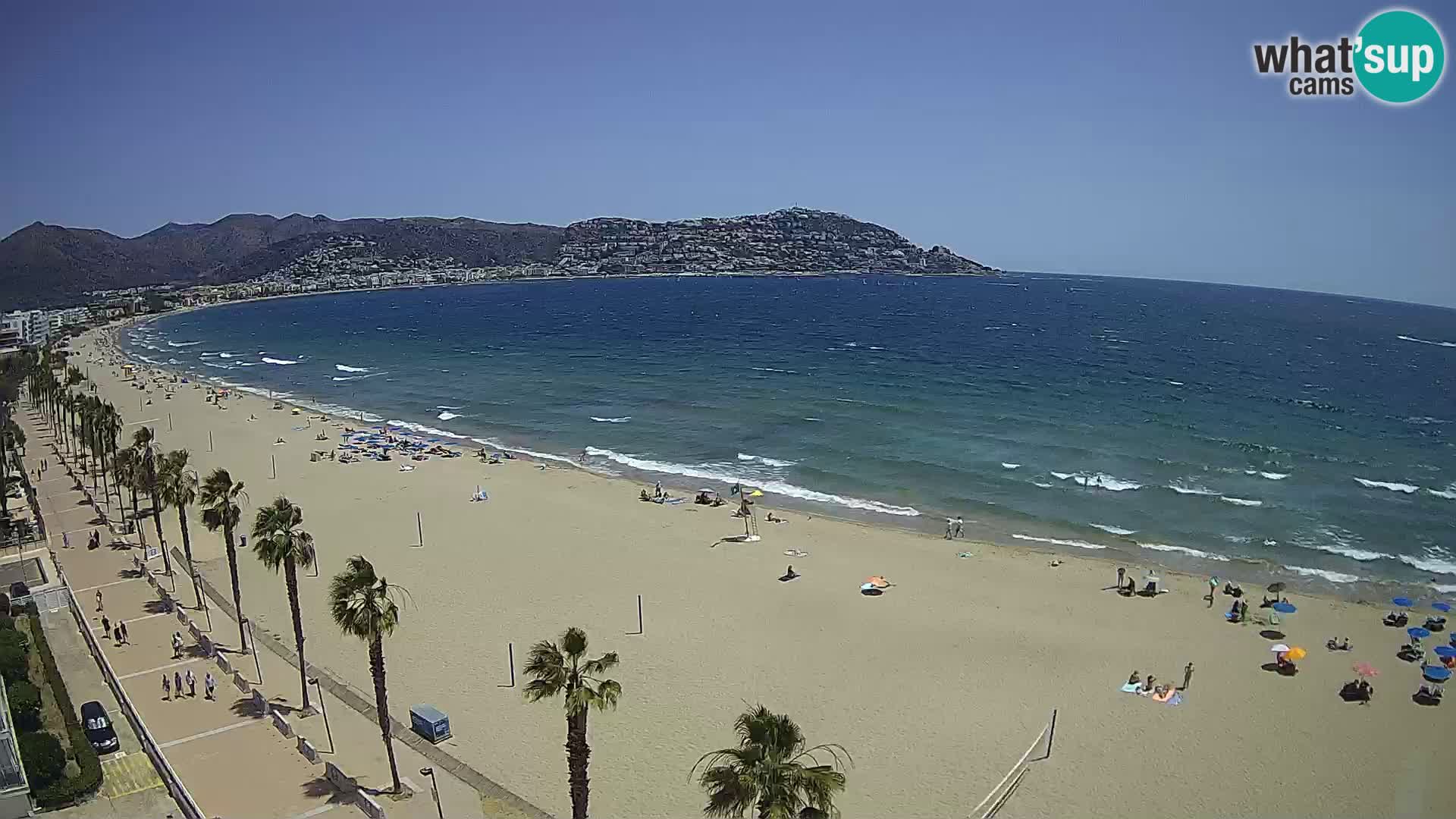 Webcam Costa Brava Roses Strand – Montecarlo Hotel livecam Spanien