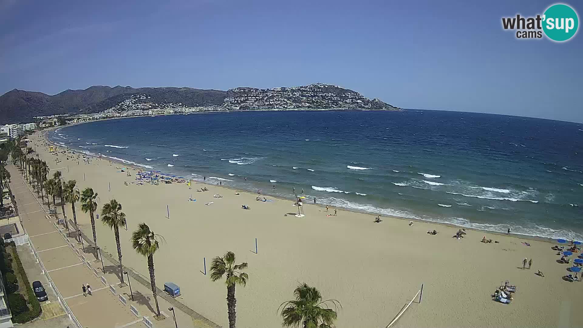 Live cam Roses  – Costa Brava spiaggia – Hotel MonteCarlo