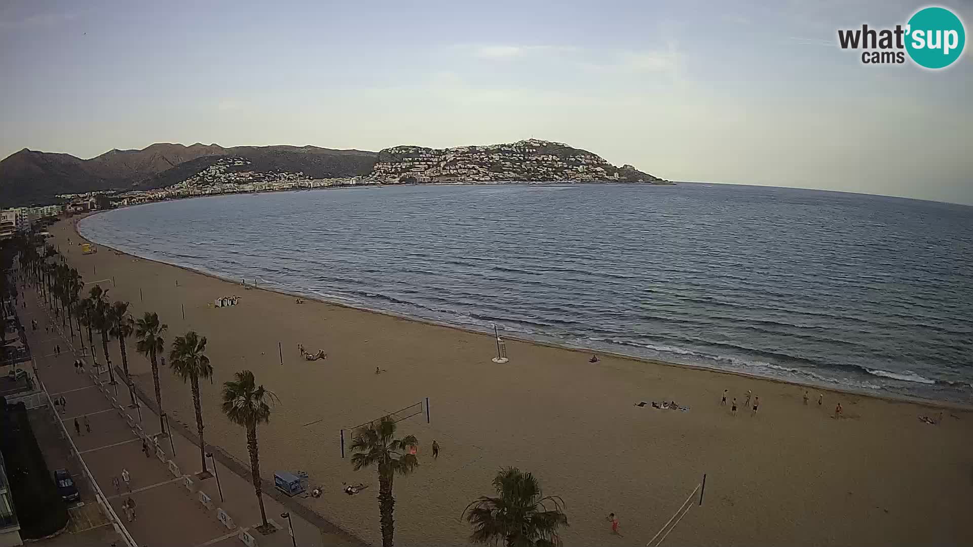 LIVEcam Roses plage Costa Brava – Hotel Montecarlo webcam Espagne
