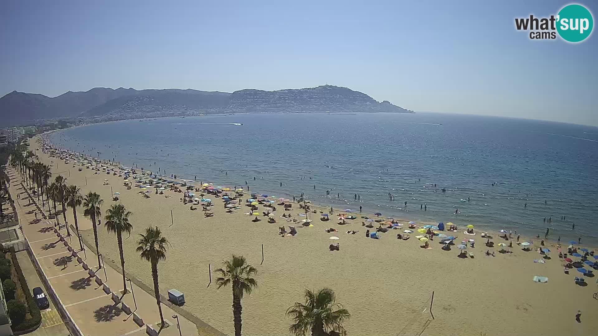 Live cam Roses – Costa Brava spiaggia – Hotel MonteCarlo