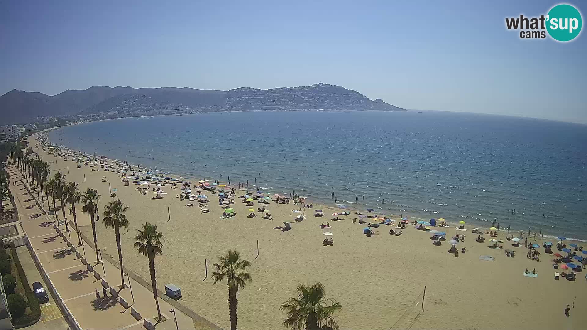 Webcam Costa Brava Roses Strand – Montecarlo Hotel livecam Spanien
