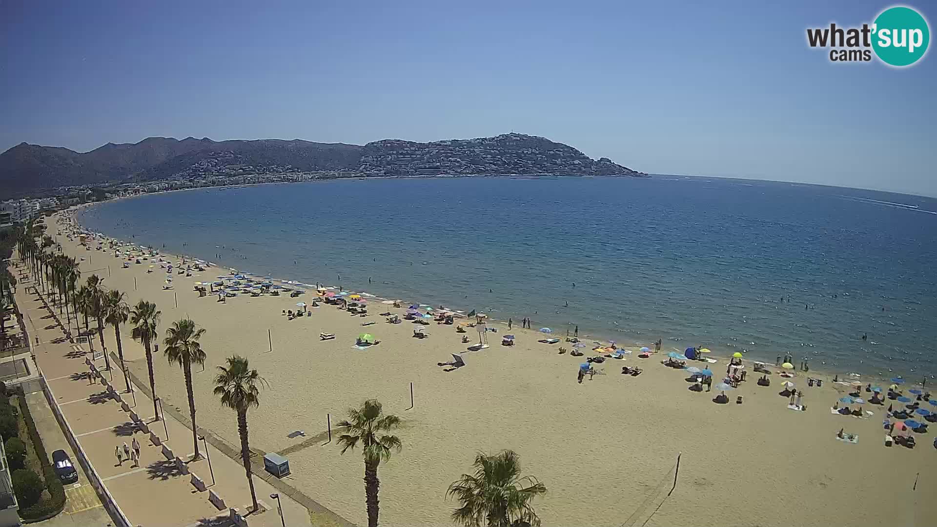 Roses camera en vivo playa Costa Brava- Hotel MonteCarlo