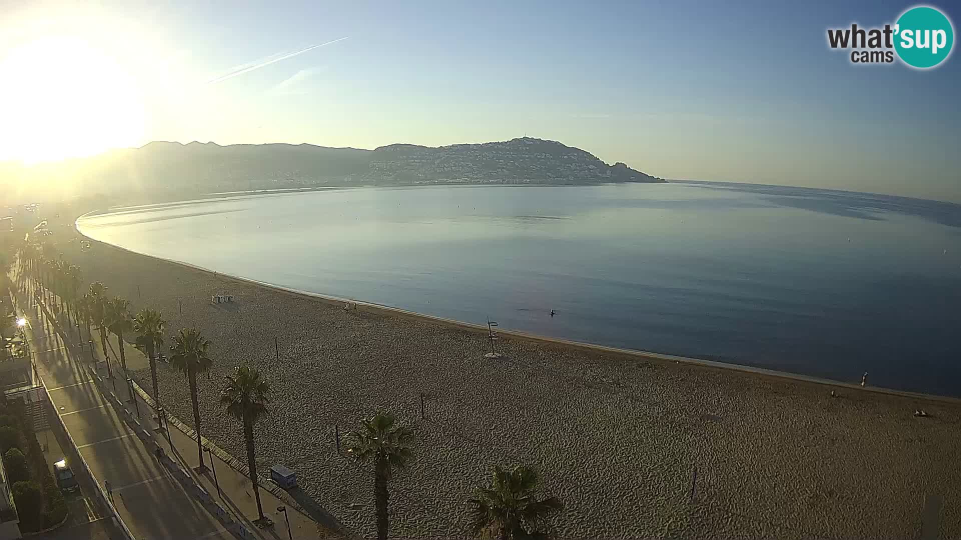 Webcam Costa Brava Roses Strand – Montecarlo Hotel livecam Spanien