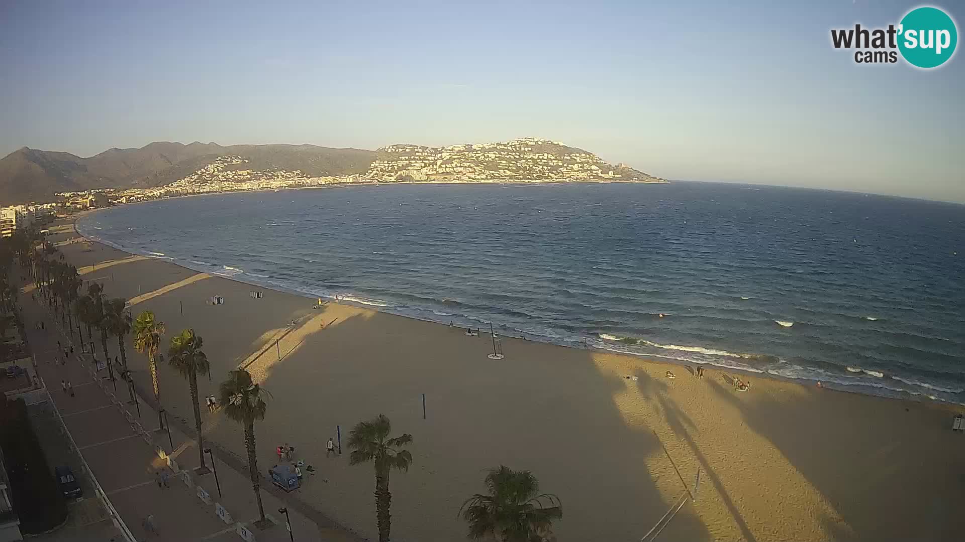 LIVEcam Roses plage Costa Brava – Hotel Montecarlo webcam Espagne