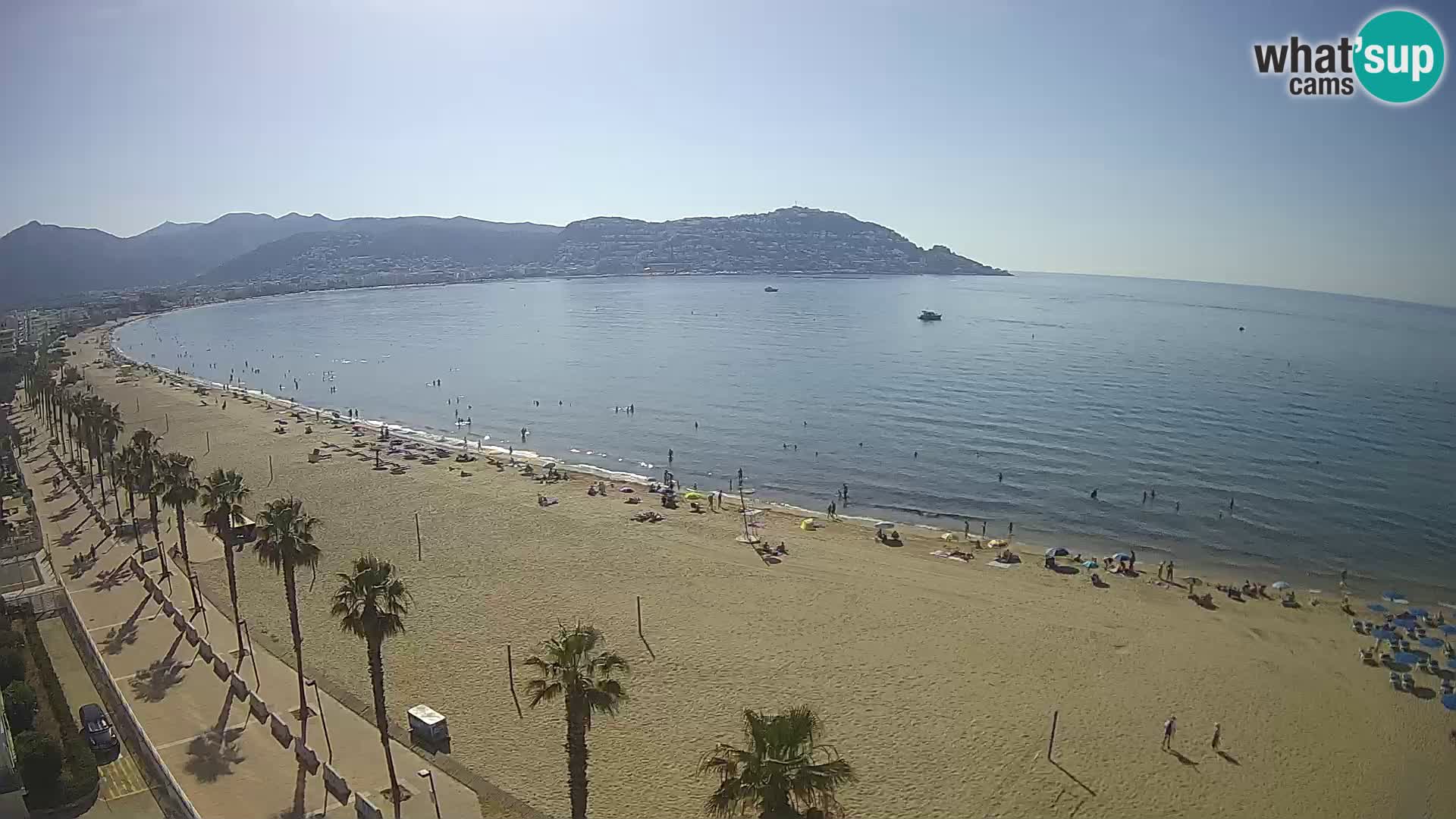 Live cam Roses  – Costa Brava spiaggia – Hotel MonteCarlo