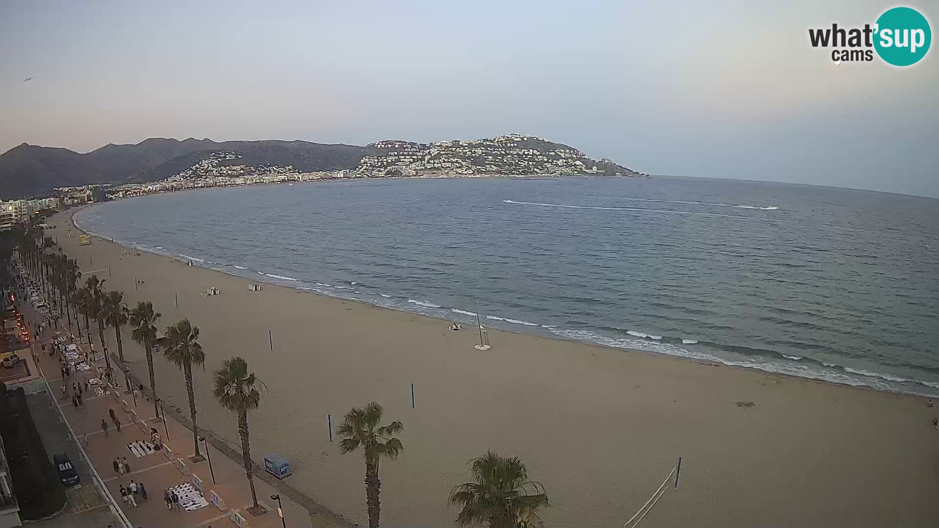 LIVEcam Roses plage Costa Brava – Hotel Montecarlo webcam Espagne