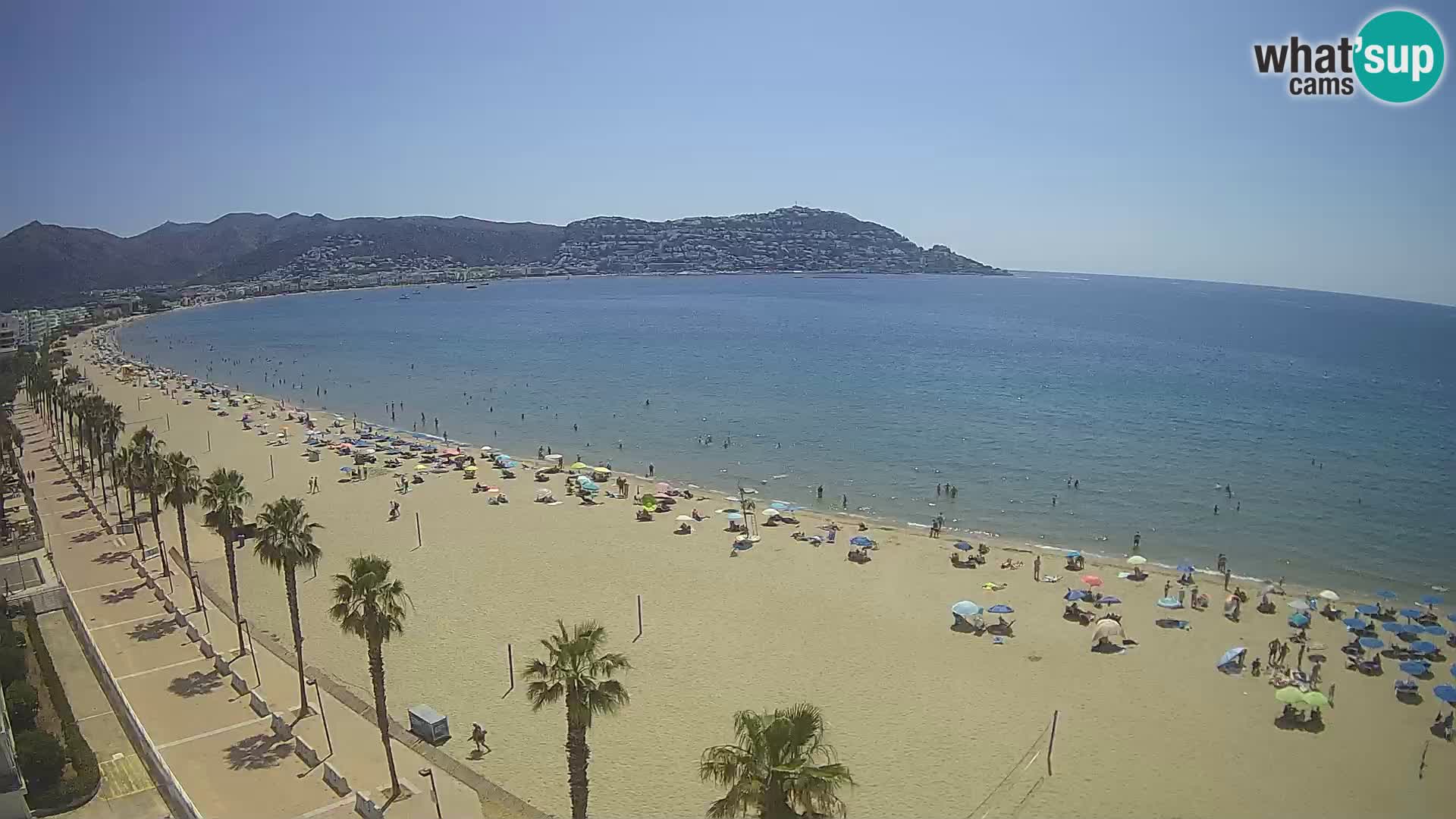 Webcam Costa Brava Roses Strand – Montecarlo Hotel livecam Spanien